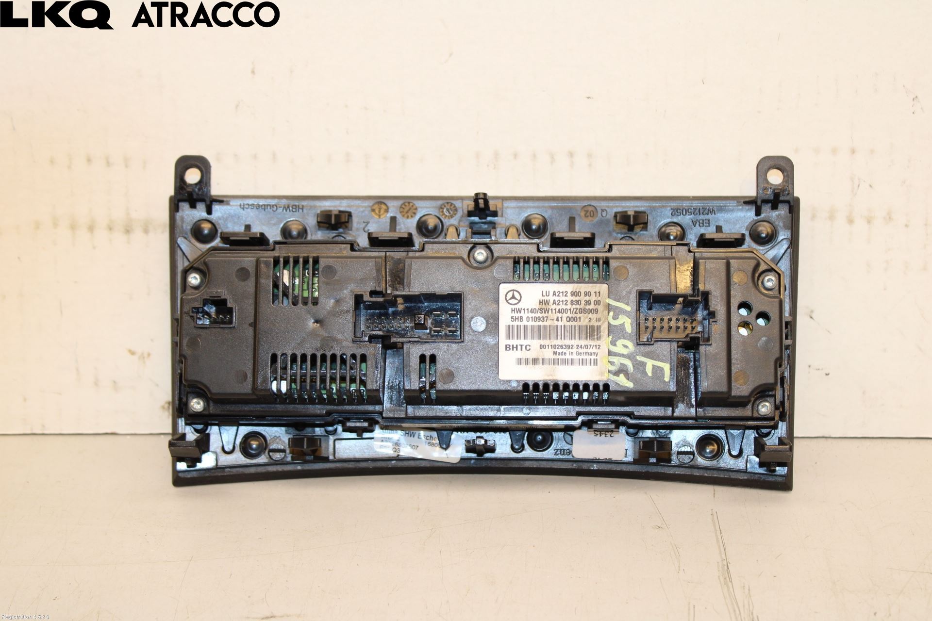 Mercedes-Benz MB E-KLASS (W212) 09-16 Varme Ac Betjening-Display