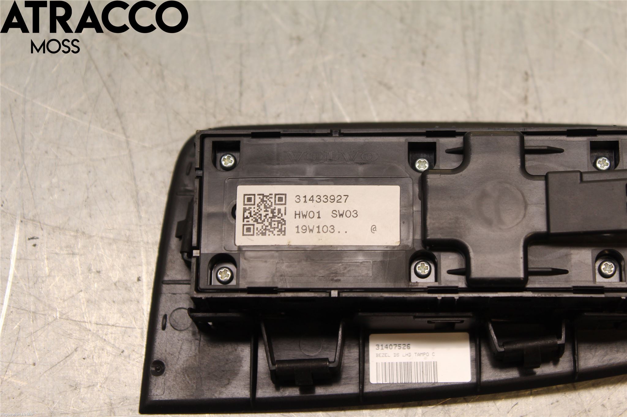 Volvo XC90/RECHARGE 16- Bryter Vindusheis