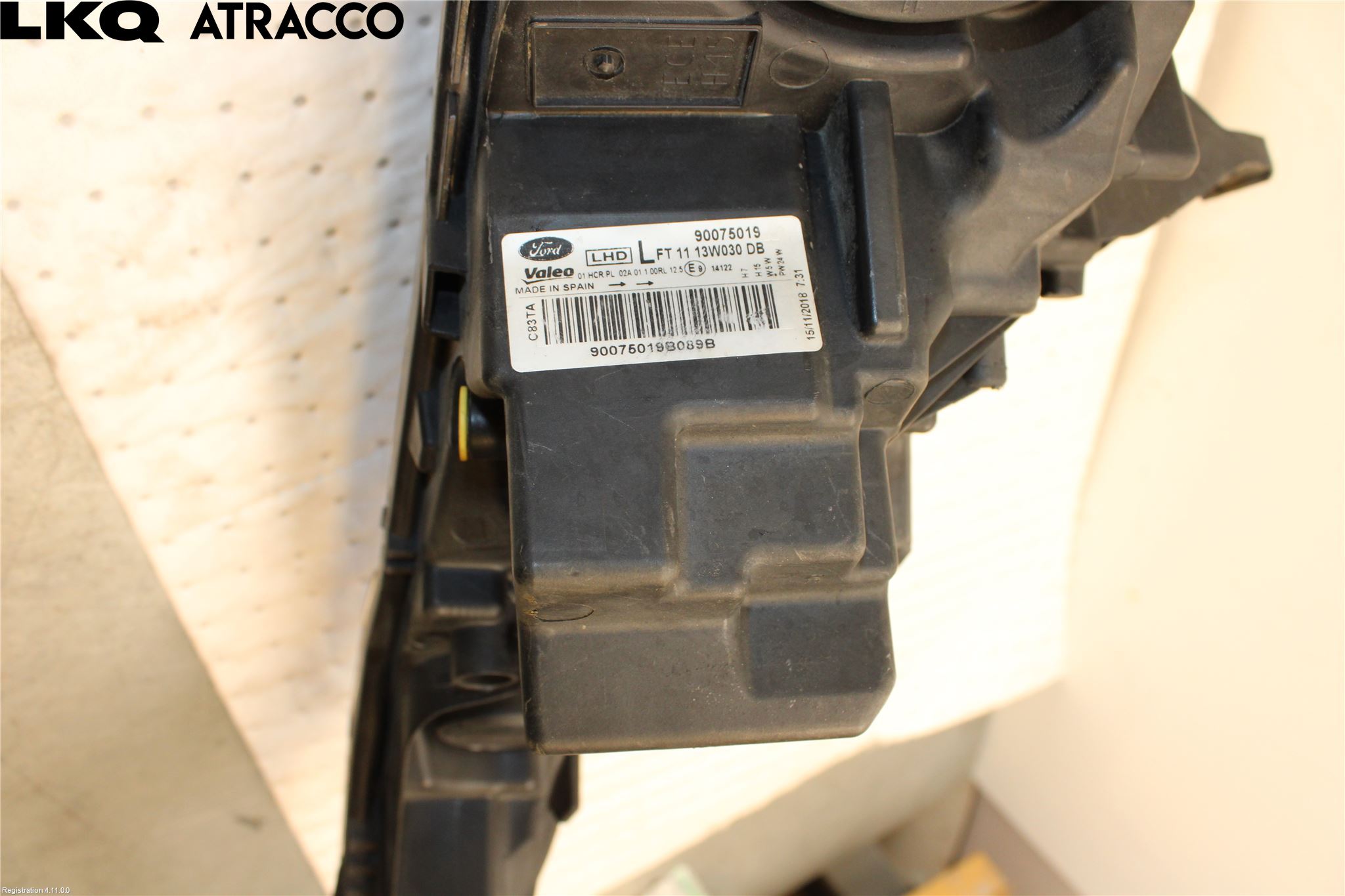 Ford TRANSIT/TOURNEO CONNECT 13-22 Frontlykt Venstre