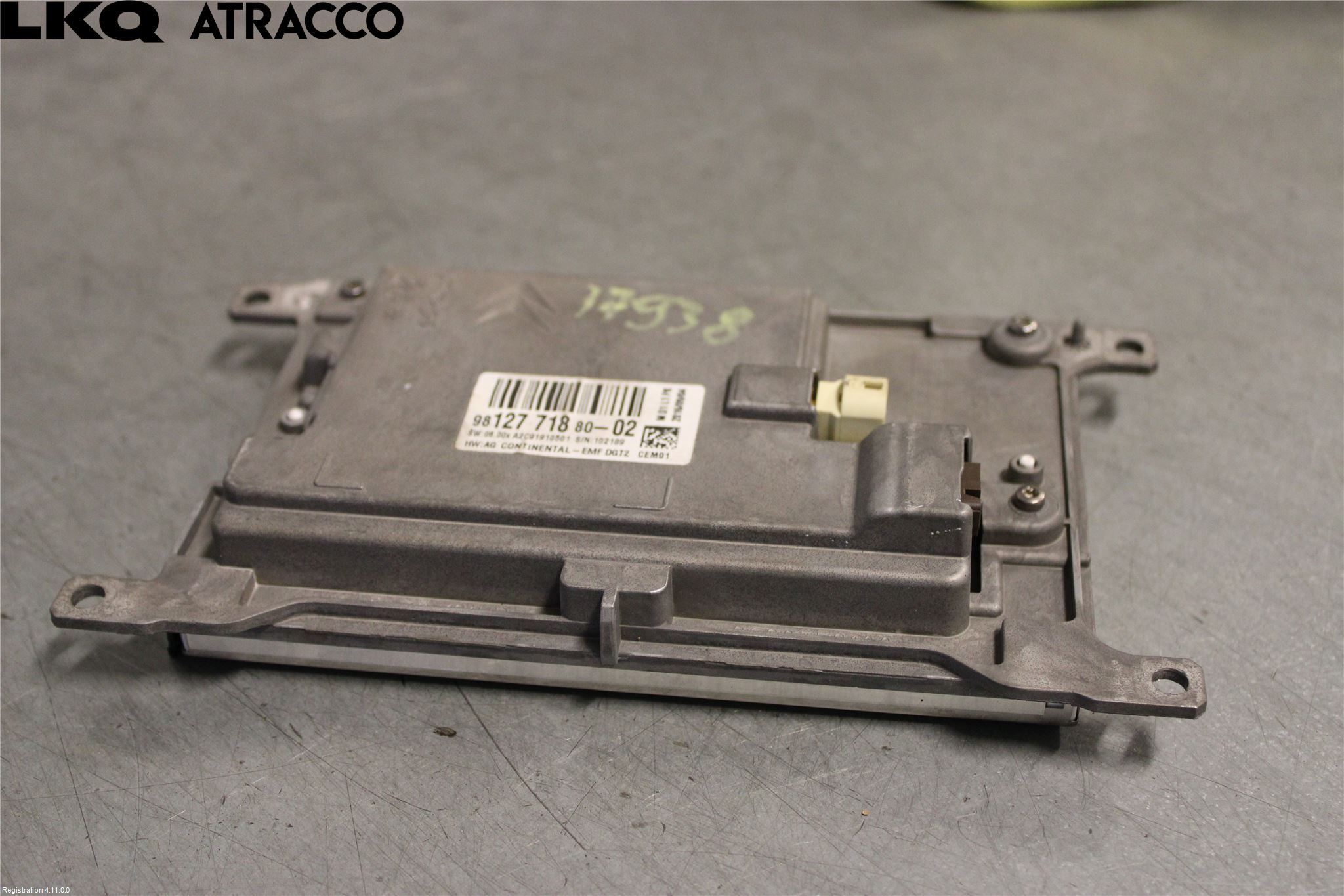 Peugeot 508 11-18 Multifunktionsdisplay