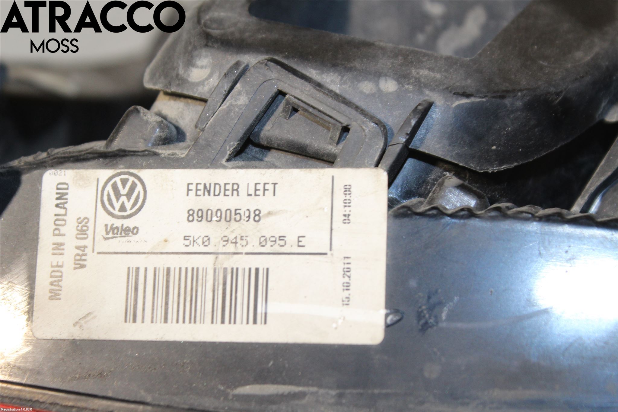 Volkswagen VW GOLF VI 09-13 Baklykt Venstre