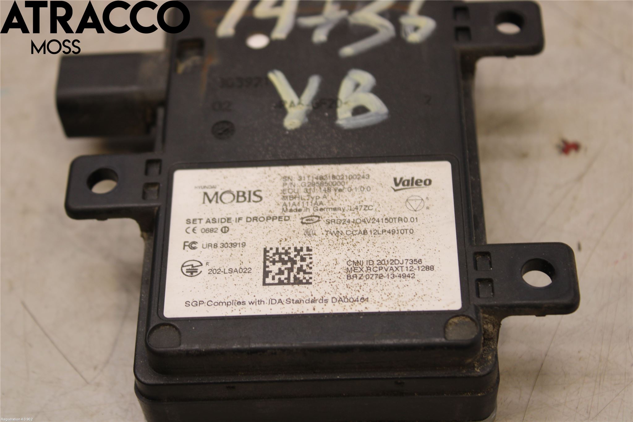 Hyundai IONIQ AE 17-22 Sensor Kollisjonsbeskyttelse