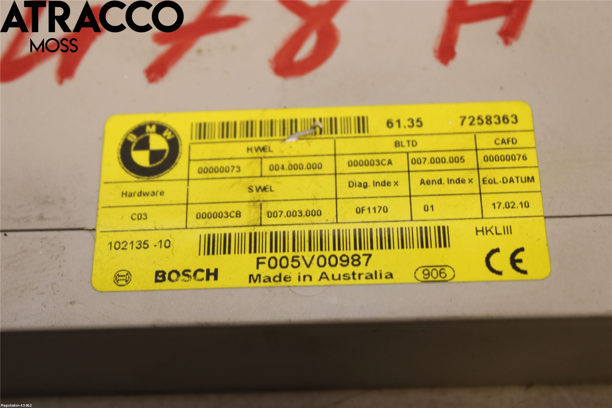 BMW 7 F01/02/03/04 09-15 Styreenhet Øvrig