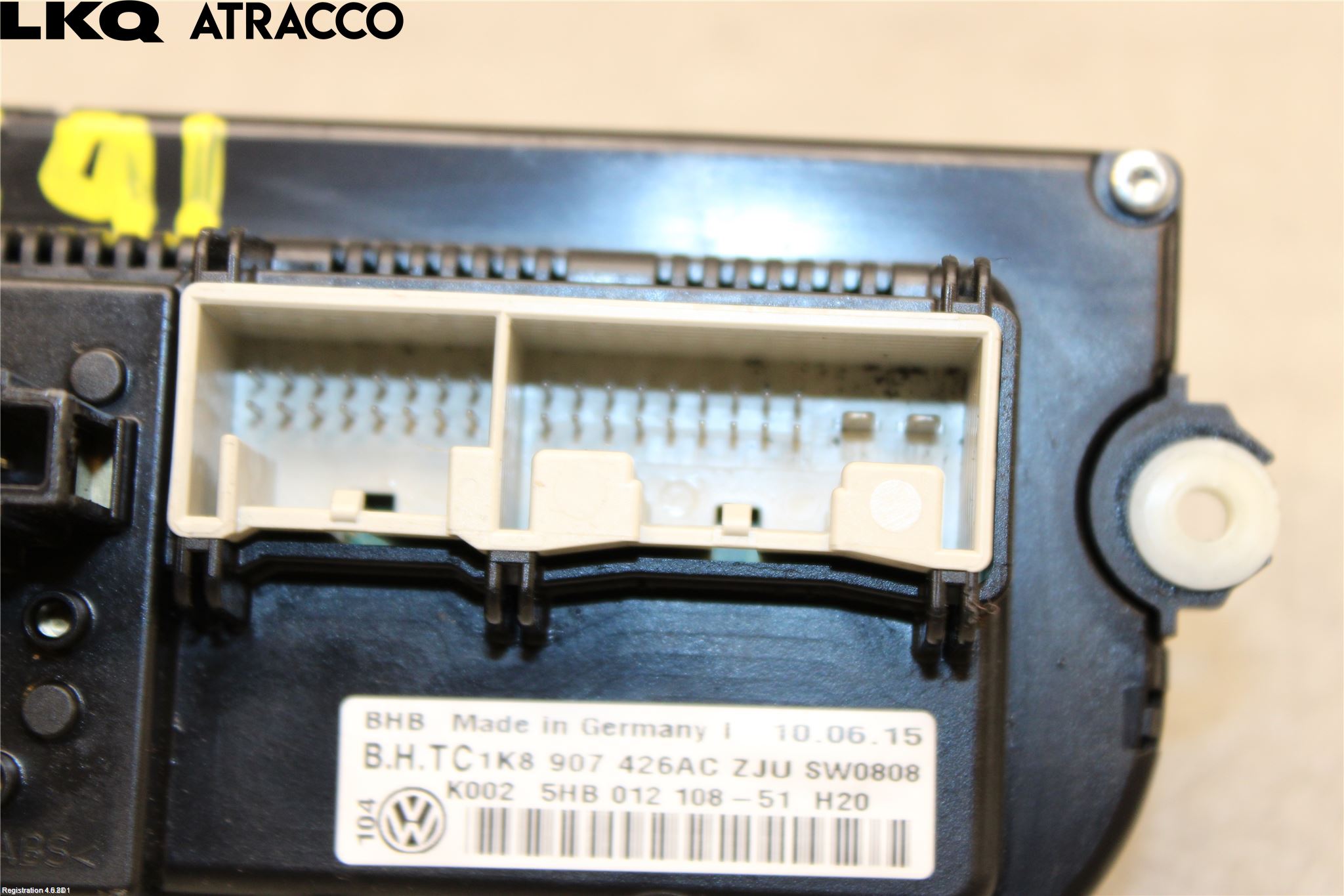 Volkswagen VW CADDY 16-20 Varme Ac Betjening-Display