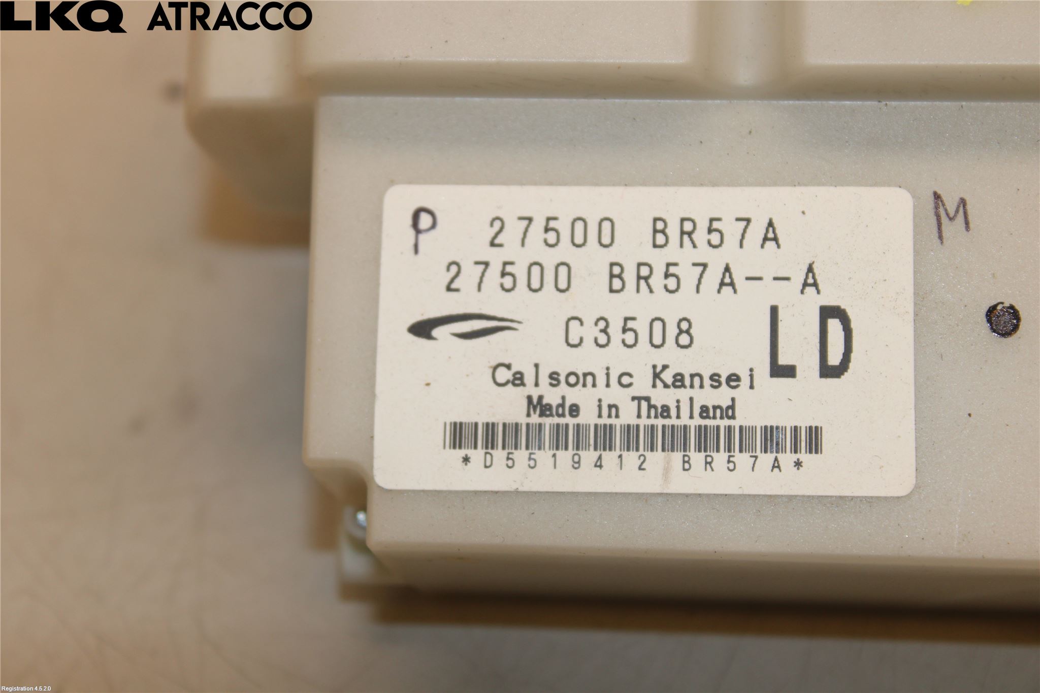 Nissan QASHQAI+2  10-14 Varme Ac Betjening-Display