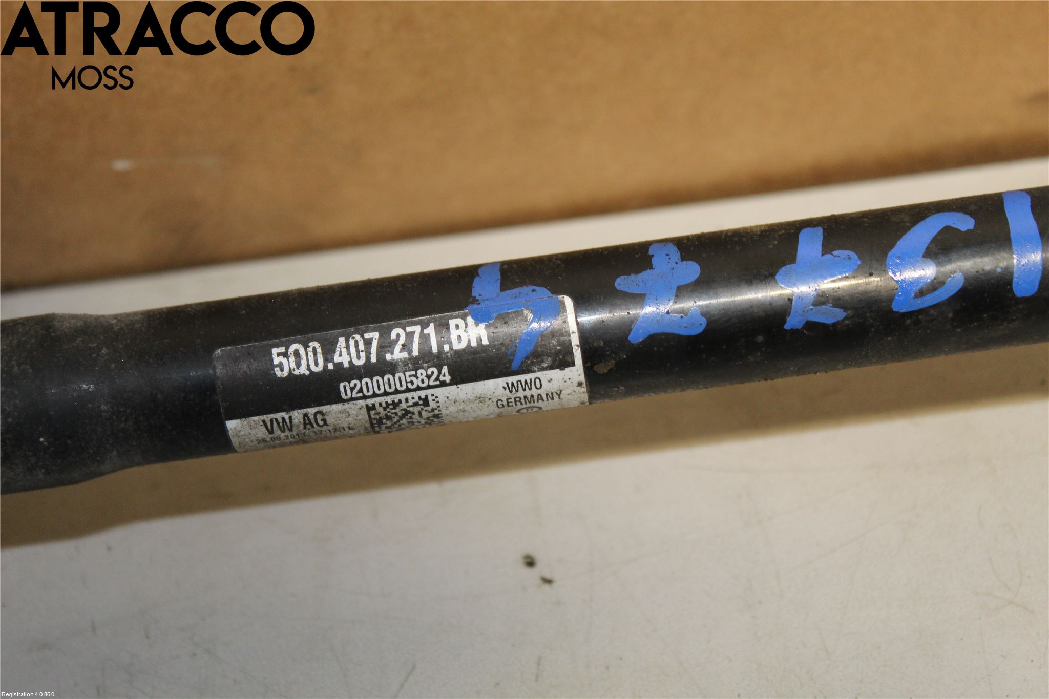 Volkswagen VW GOLF / E-GOLF VII 13-20 Drivaksel Foran Kompl Venstre