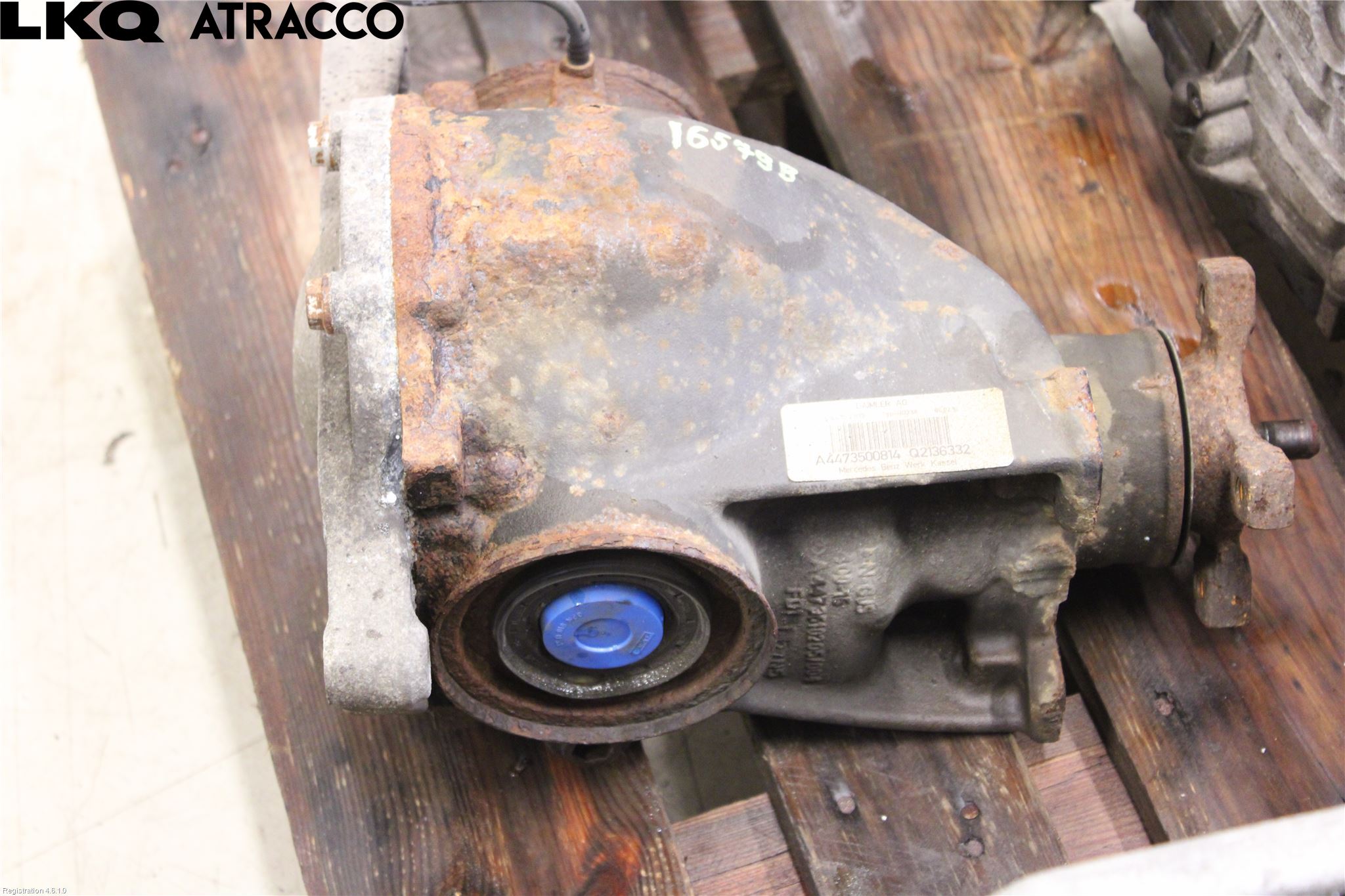 Mercedes-Benz MB VITO/V-KLASS (W640,W447,W448) 14- Bakaksel Kardang Bak -Diff