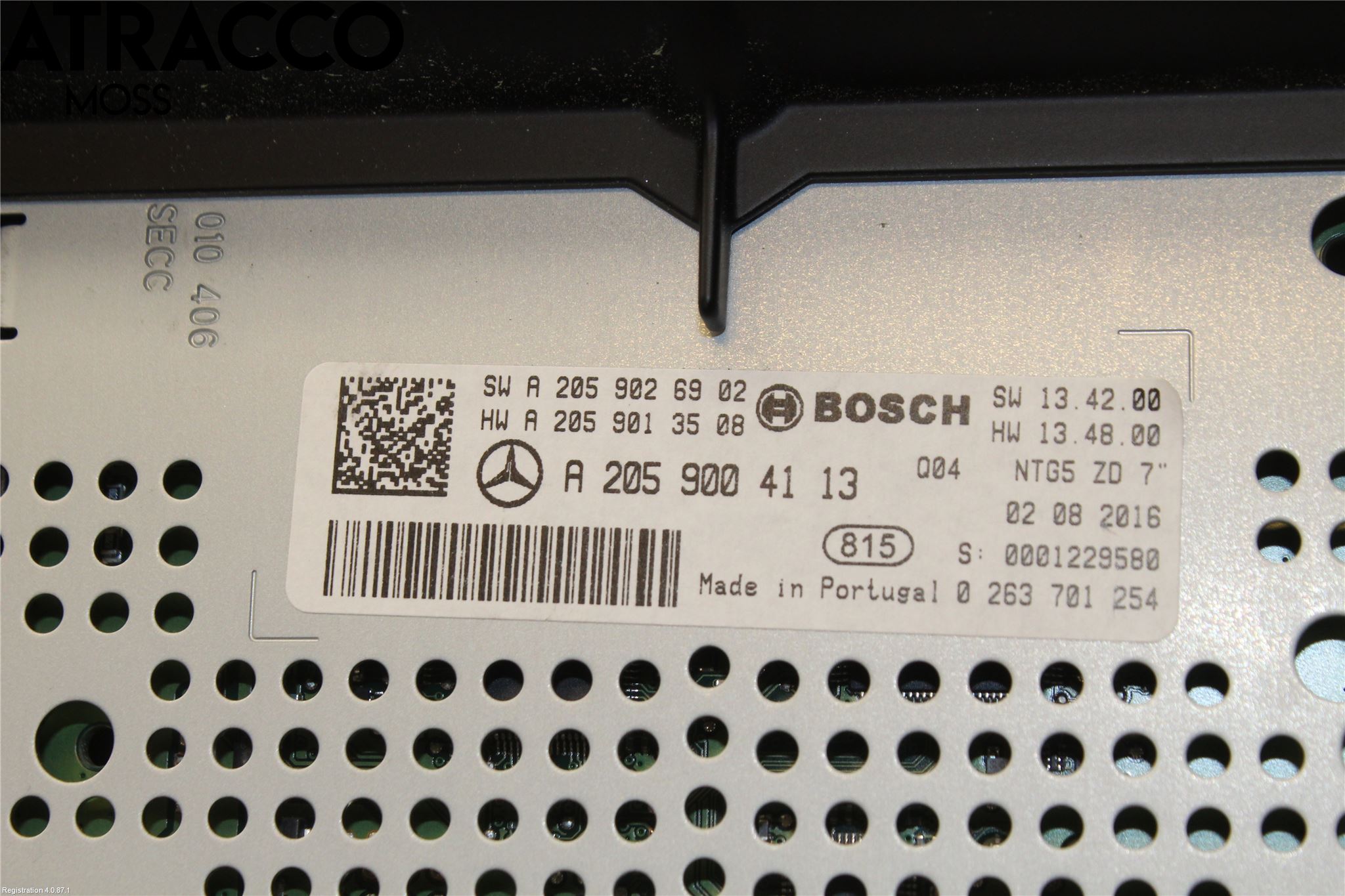 Mercedes-Benz MB A-KLASS (W176) 13-18 Multifunktionsdisplay