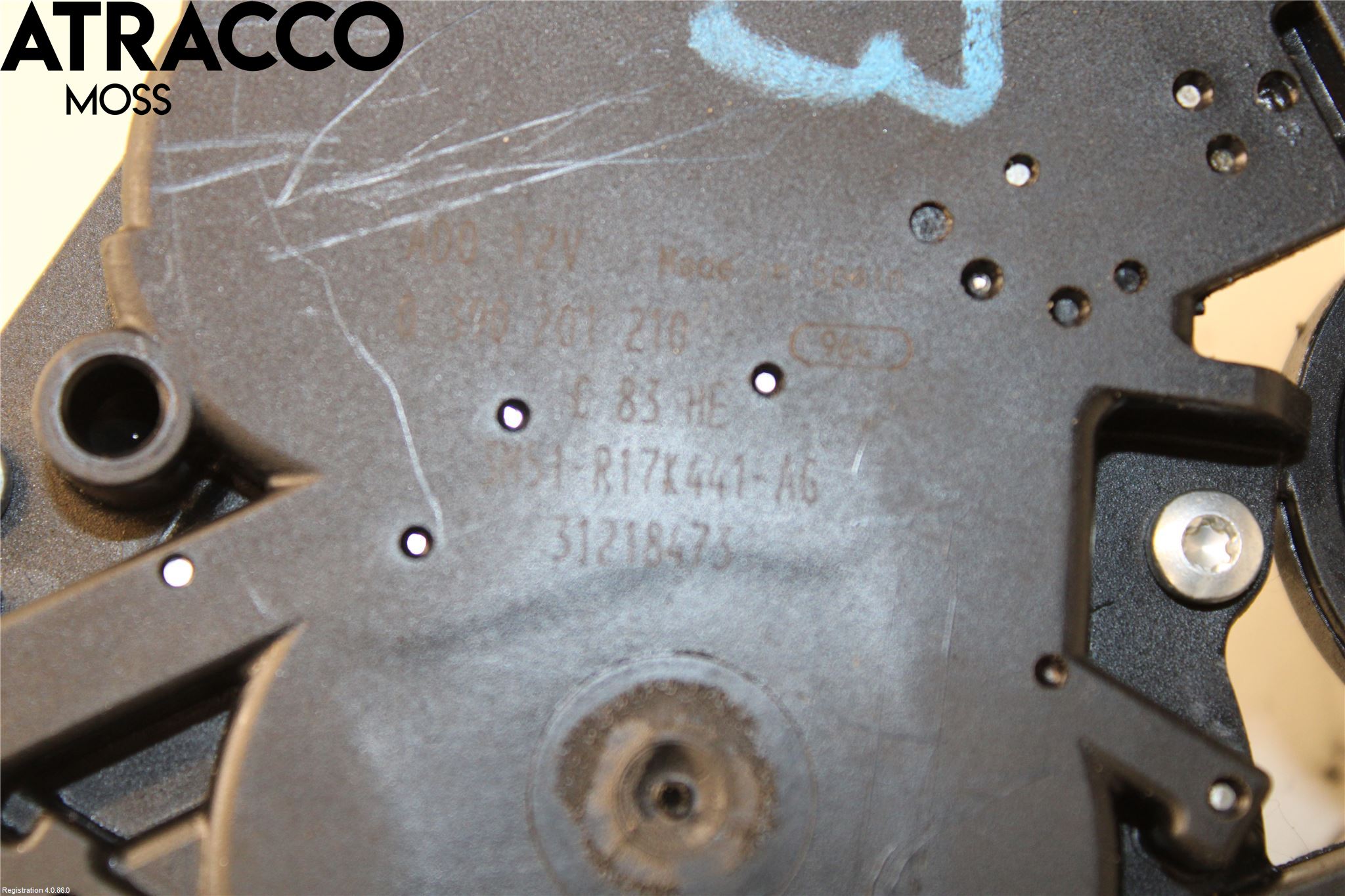 Volvo V50 08-12 Viskermotor Bakluke