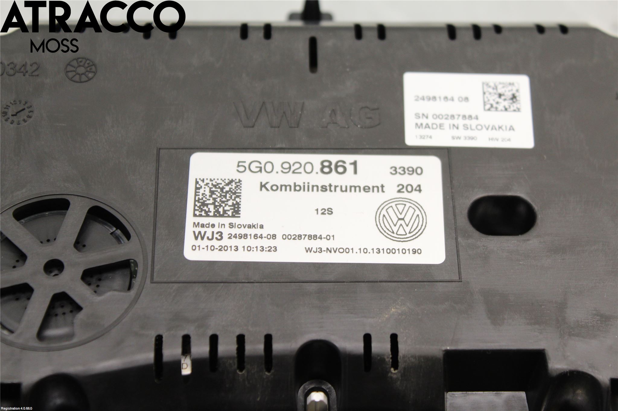 Volkswagen VW GOLF / E-GOLF VII 13-20 Instr Kombinert