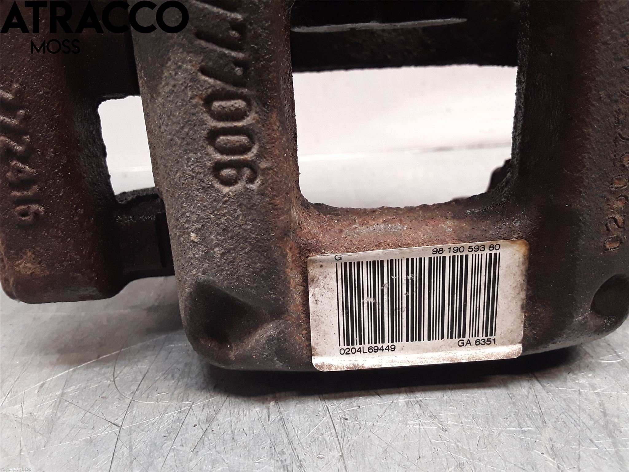 Toyota PROACE CITY 20- Bremsecaliper Bak Venstre