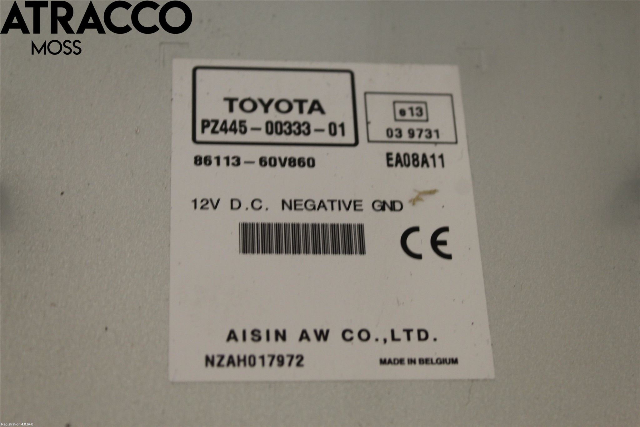 Toyota AVENSIS 09-15 Stereo Radio Med Cd