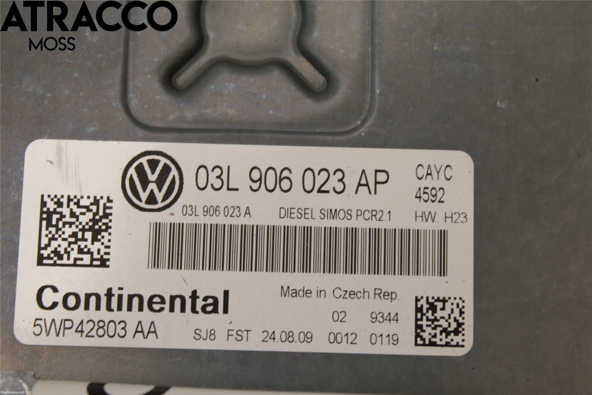 Volkswagen VW GOLF PLUS/CROSS GOLF 04-14 Styreenhet Innsprøytning