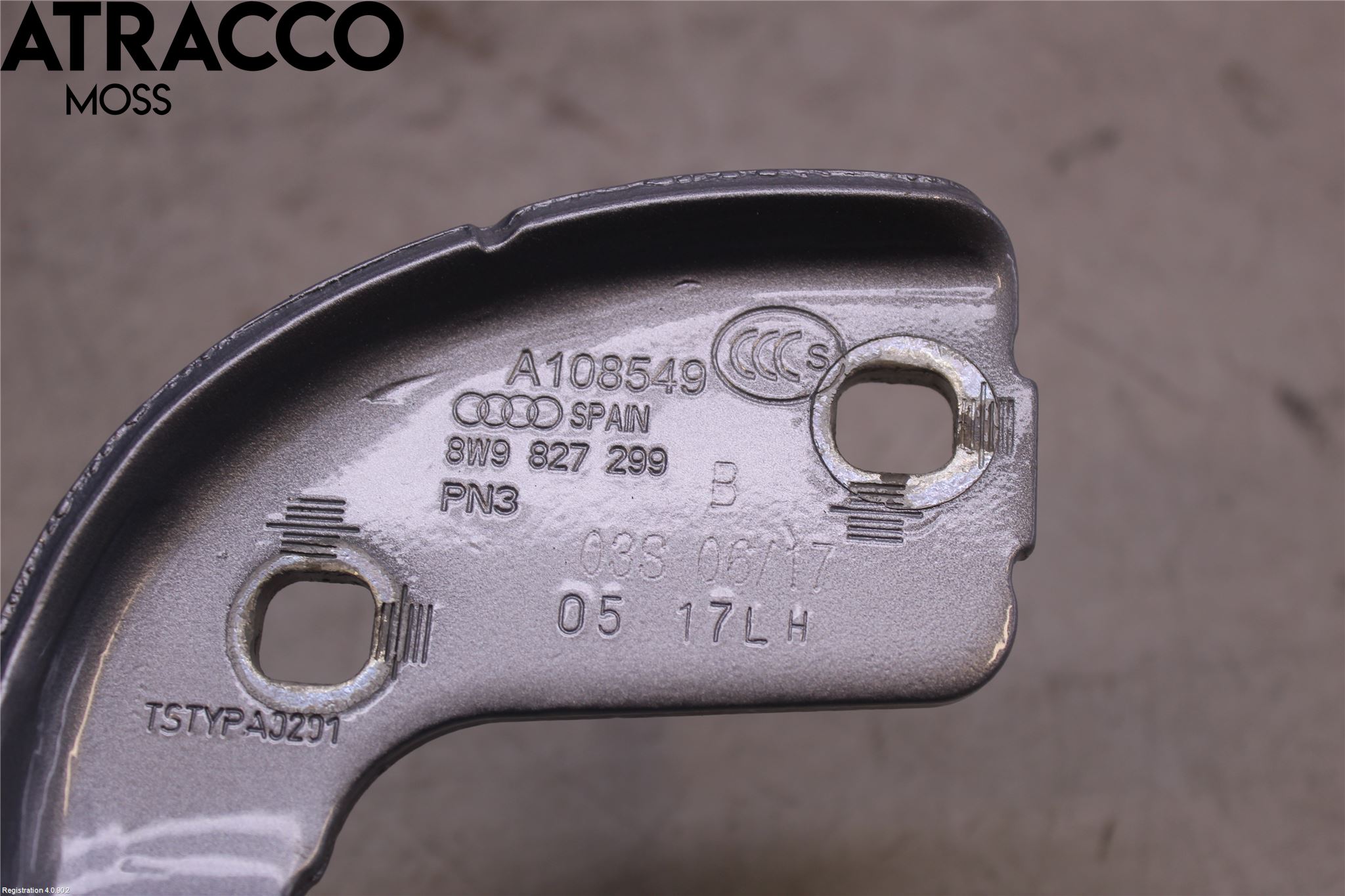 Audi A4 12-15 Bakluke Hengsel Venstre