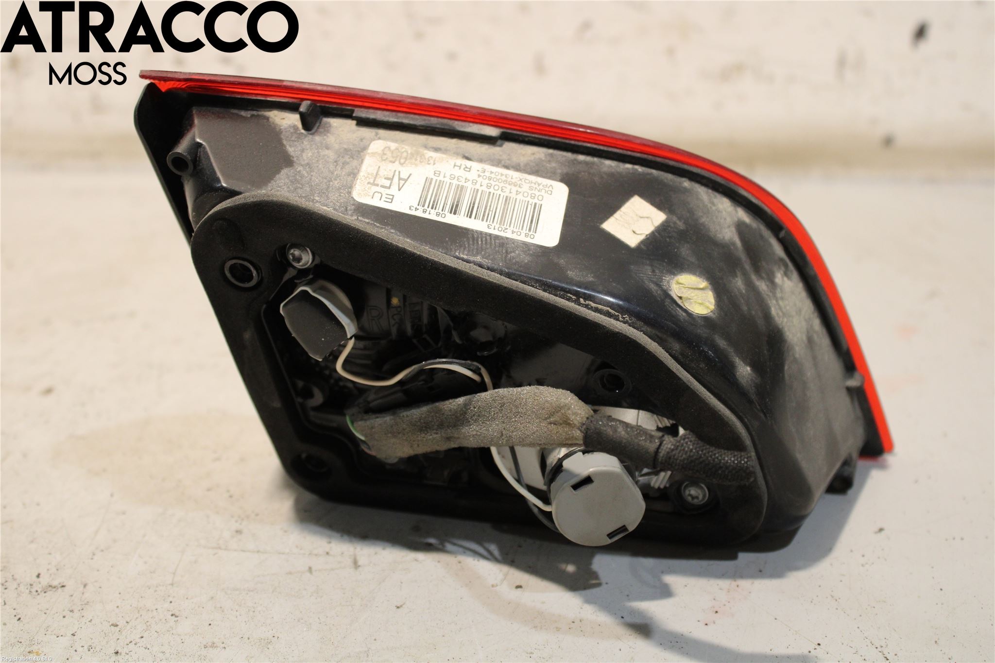 Opel ASTRA J 10-15 Baklykt Høyre  På Luke(Indre)