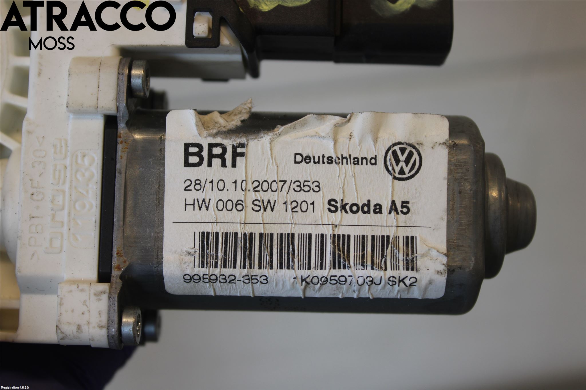 Skoda OCTAVIA (1Z) 05-13 Vindusheismotor