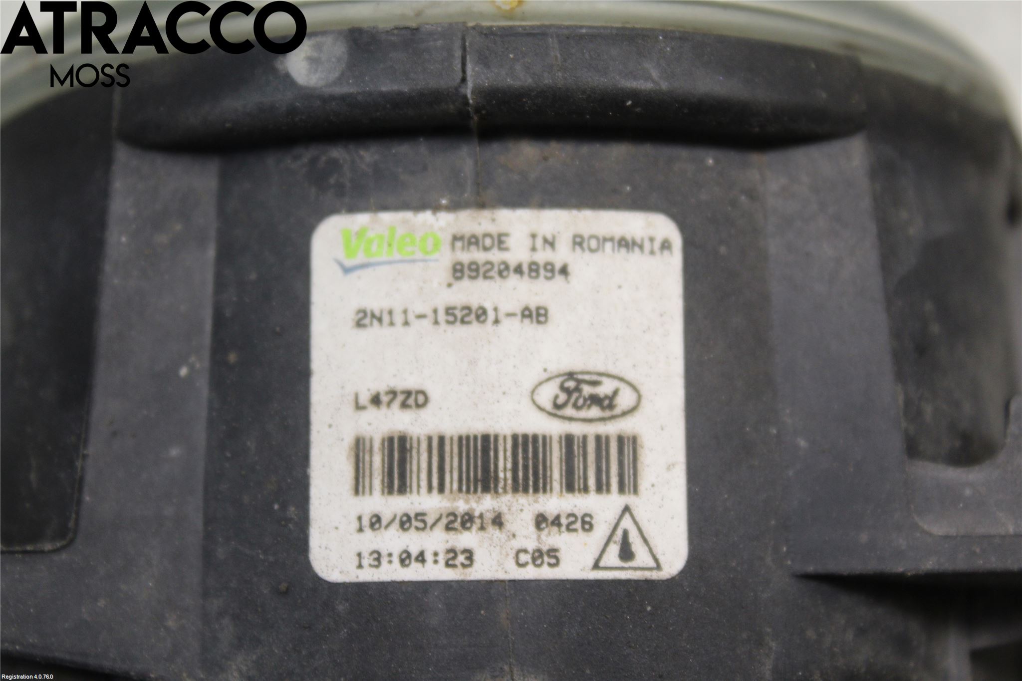 Ford TRANSIT/TOURNEO CONNECT 13-22 Frontlykt-Kurve-Tåkelys