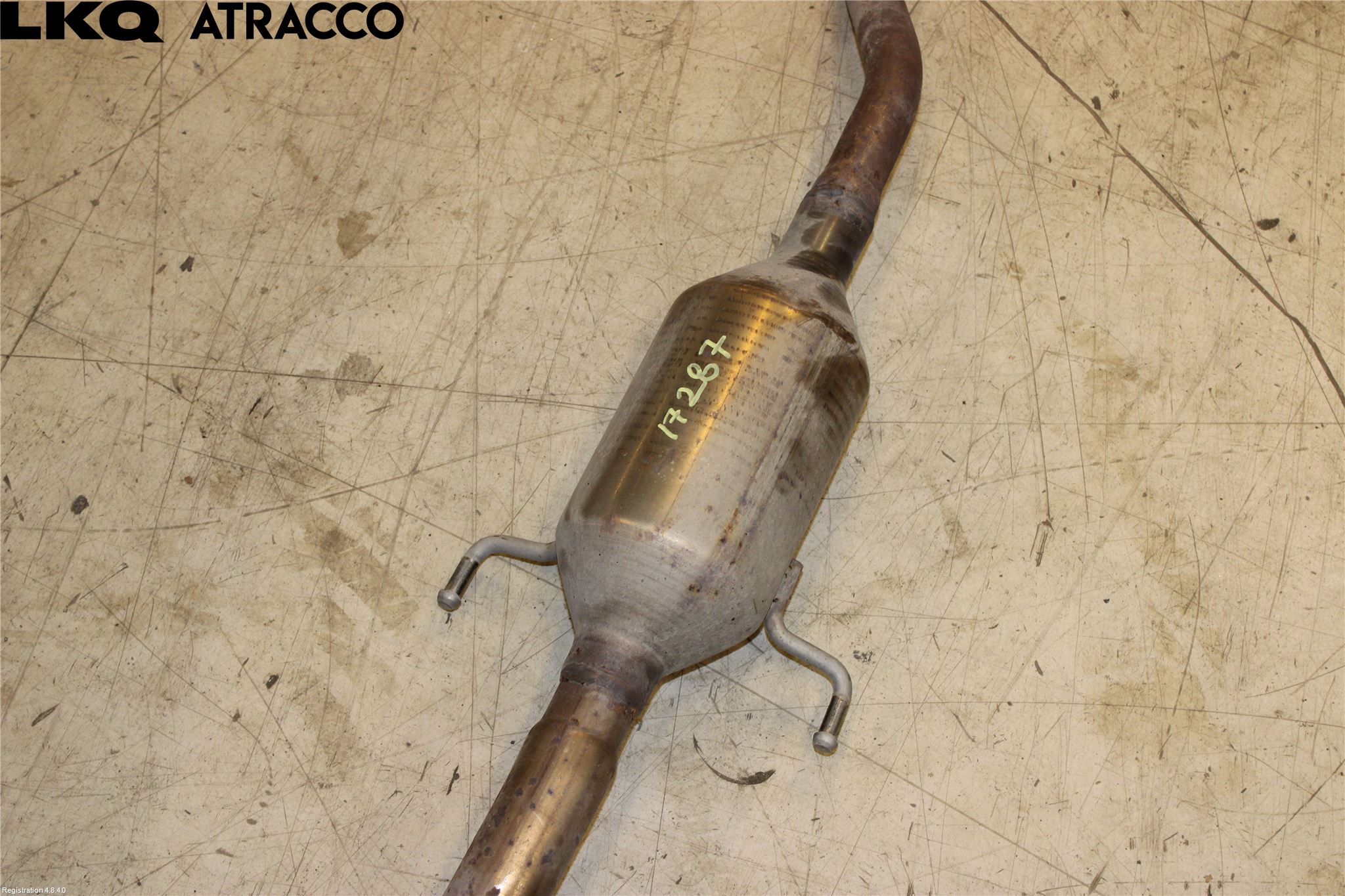 Toyota YARIS XP130 15-20 Eksos Foran-Mitt-Bak