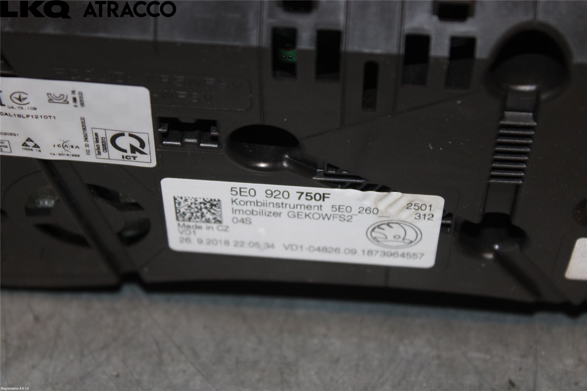 Skoda OCTAVIA (5E) 13-20 Instr Kombinert