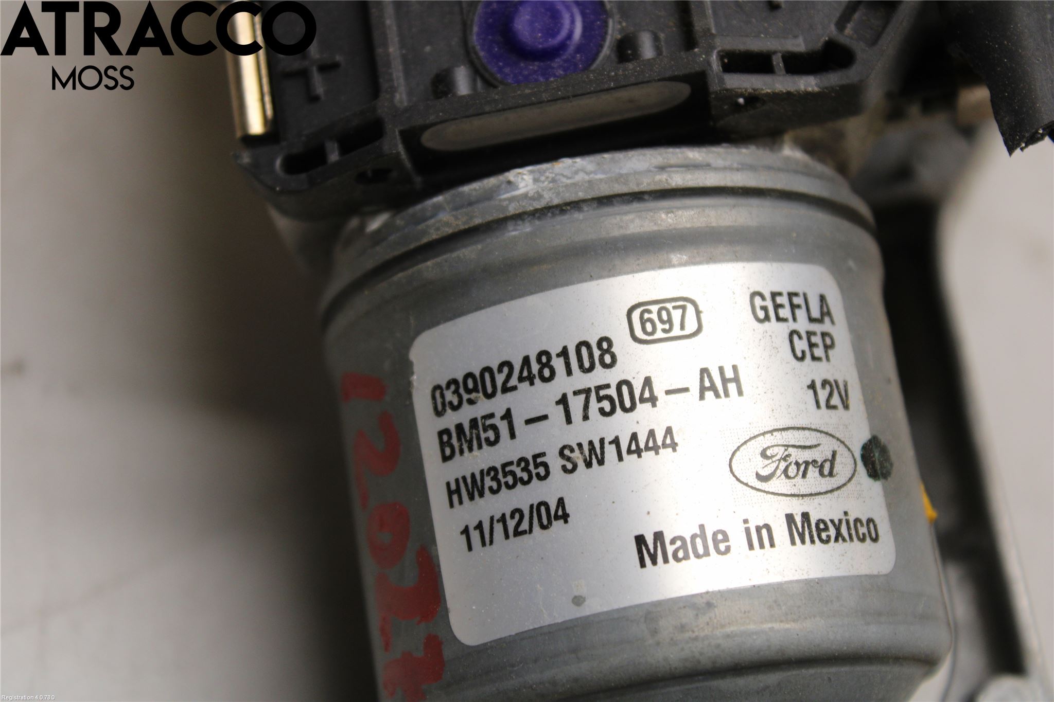 Ford USA ÖVRIGT/DIREKTIMP Viskermotor Frontrute