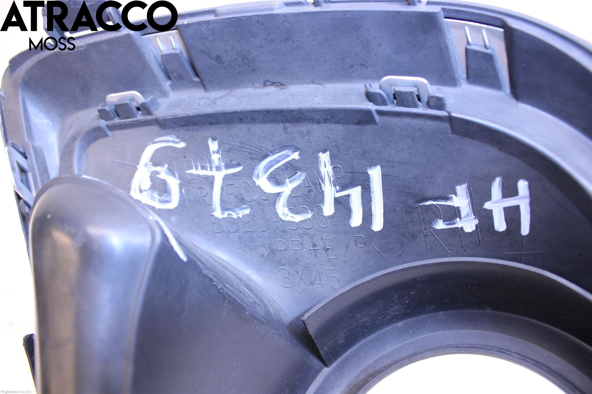 Mitsubishi ASX 10-22 Frontlykt Kurve-Tåkelys Ramme