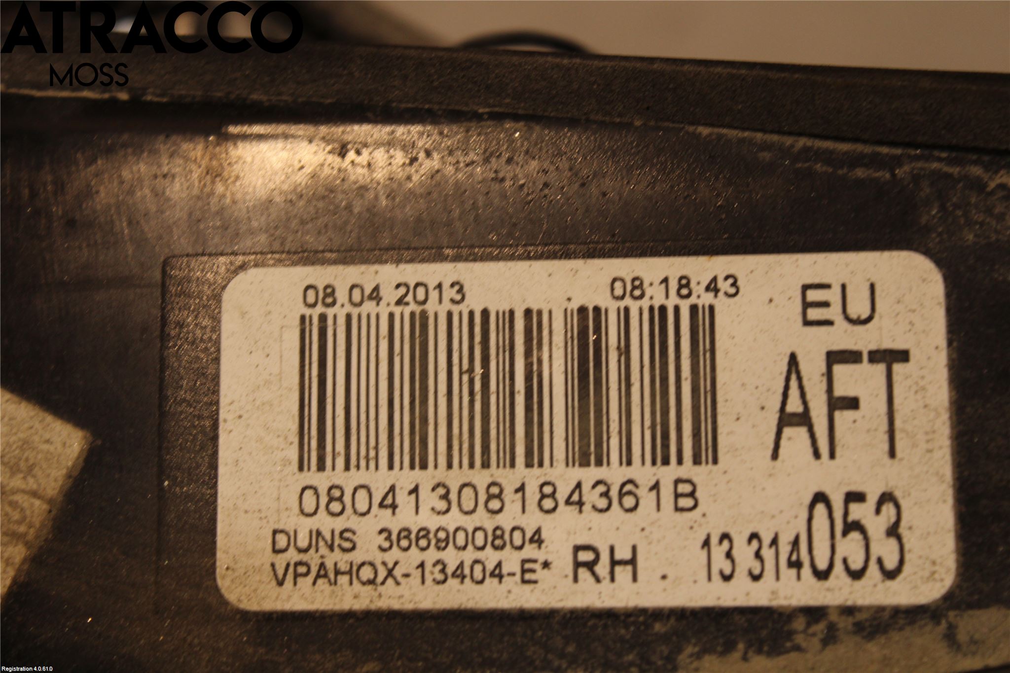 Opel ASTRA J 10-15 Baklykt Høyre  På Luke(Indre)