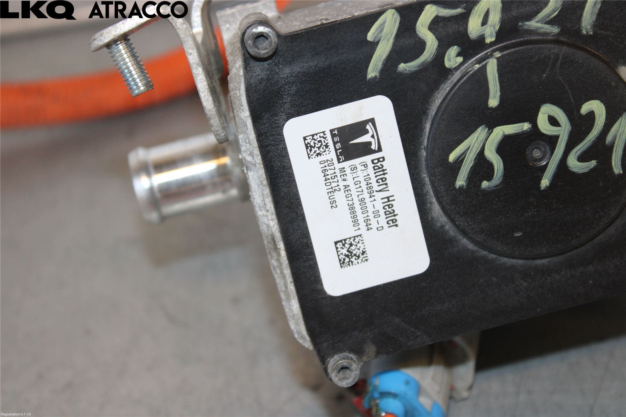 Tesla MODEL X 16- Motorvarmer Elektrisk