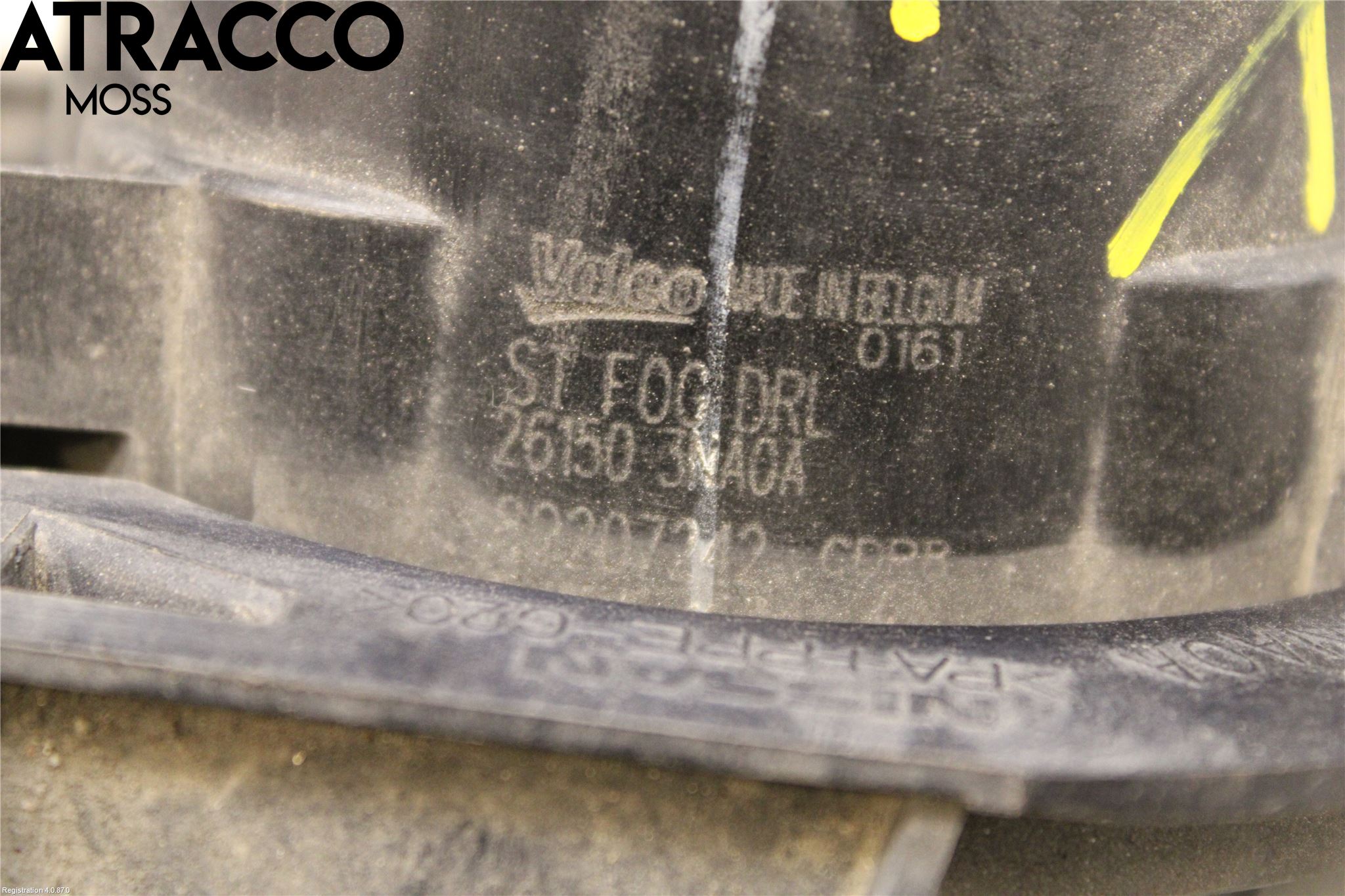 Nissan LEAF 11-17 Frontlykt-Kurve-Tåkelys