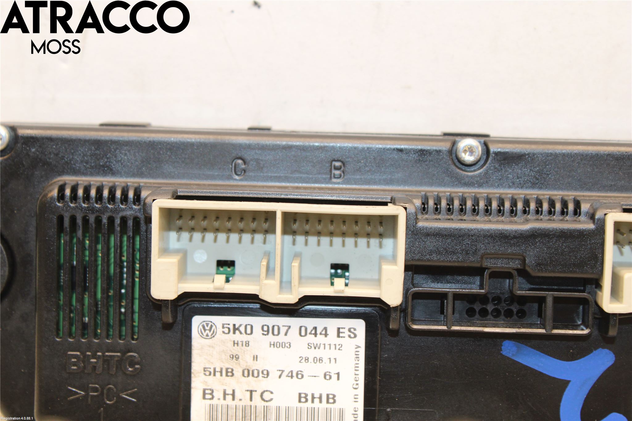 Volkswagen VW GOLF PLUS/CROSS GOLF 04-14 Varme Ac Betjening-Display