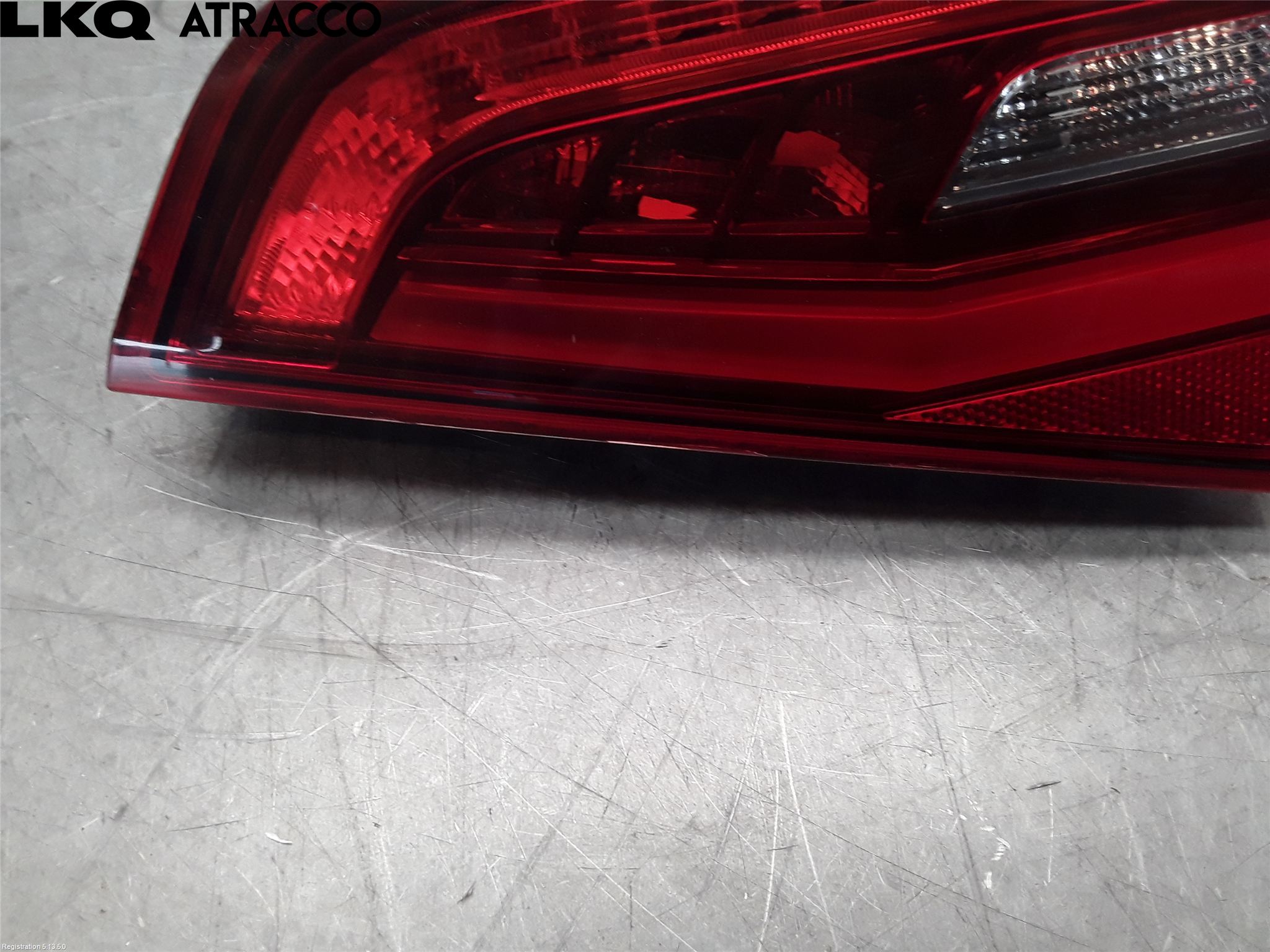 Audi A3/S3 05-13 Baklykt Høyre  På Luke(Indre)