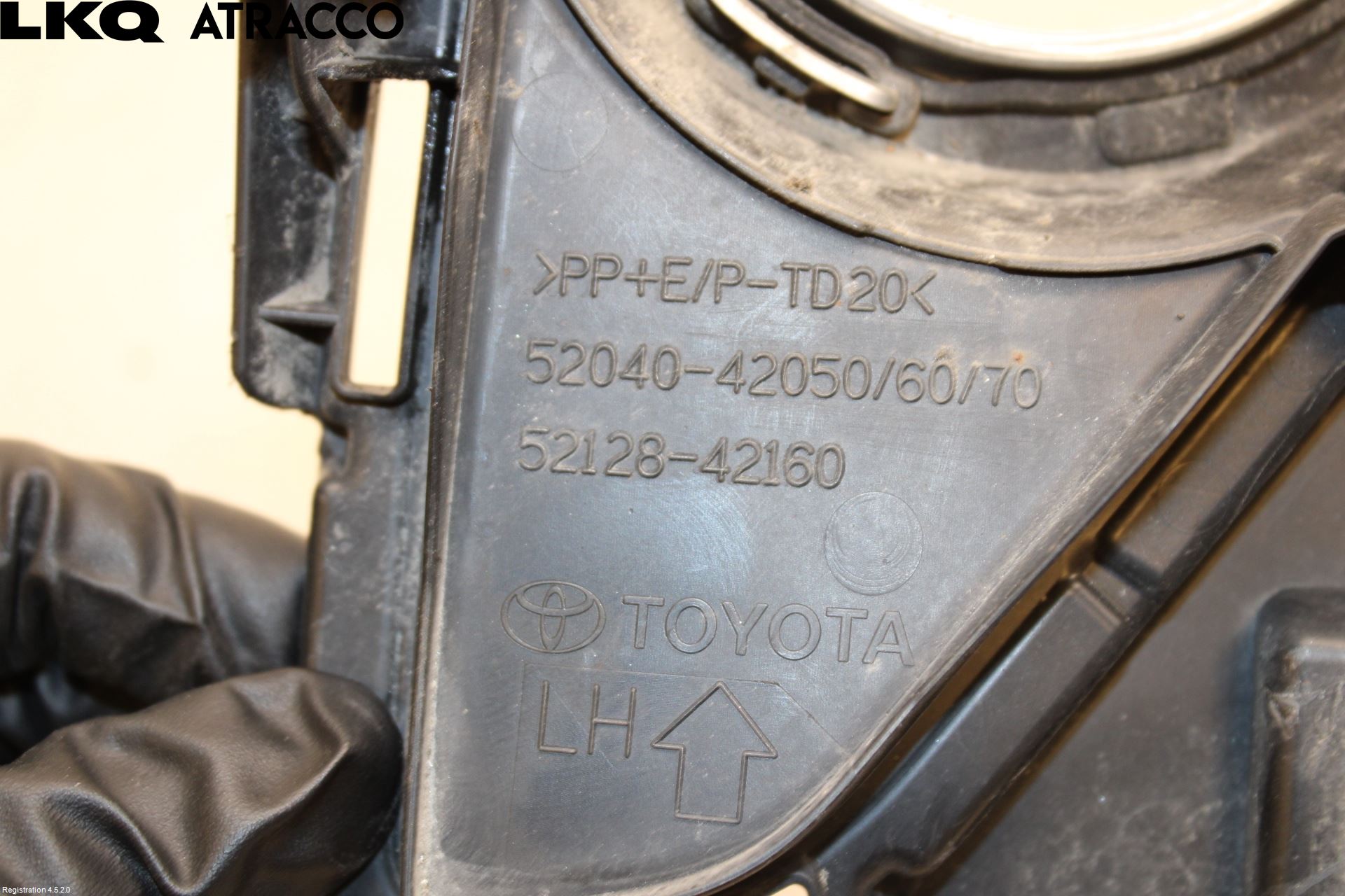 Toyota RAV4 13-18 Frontlykt Kurve-Tåkelys Ramme