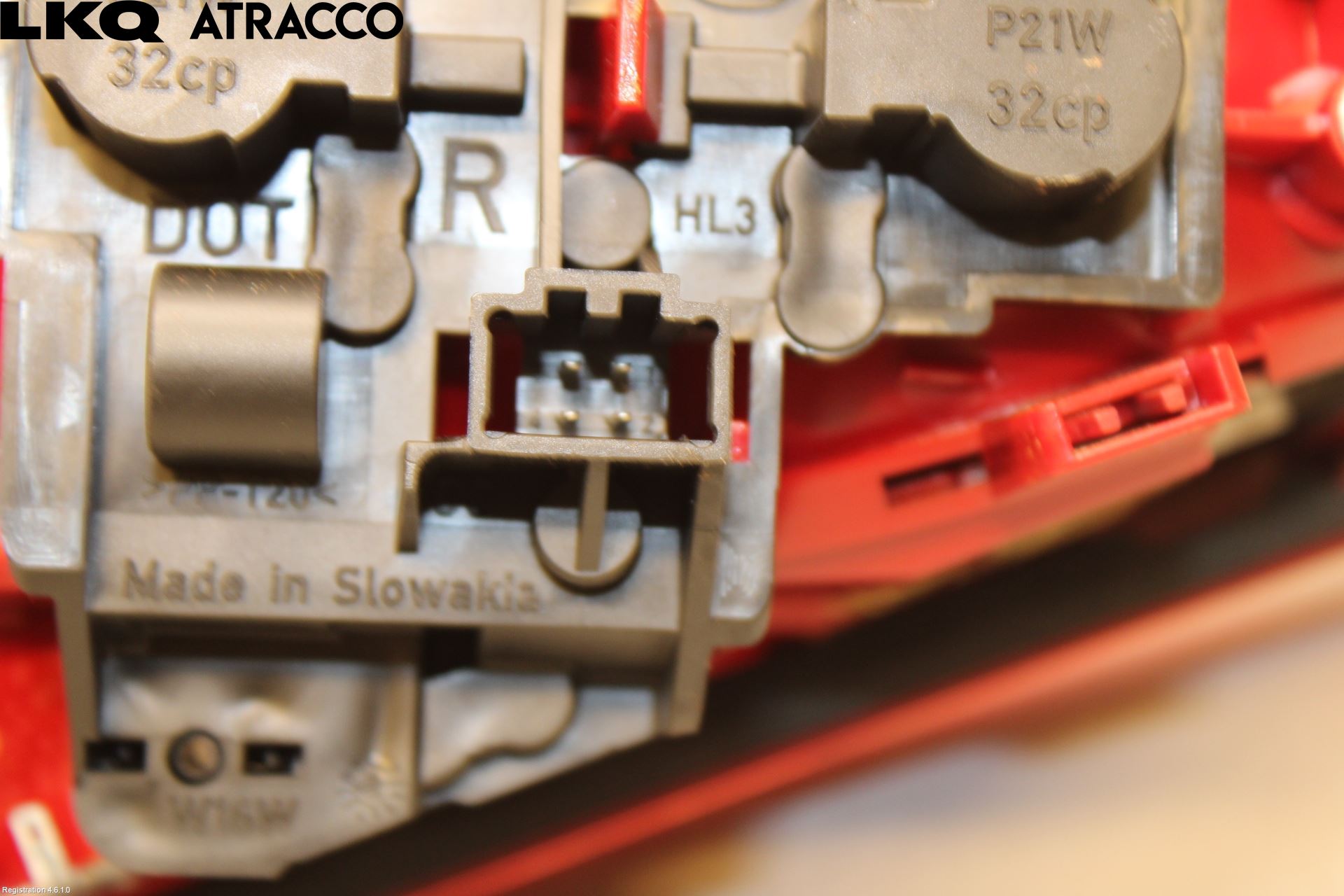 Audi A4/S4 08-11 Baklykt Høyre  På Luke(Indre)