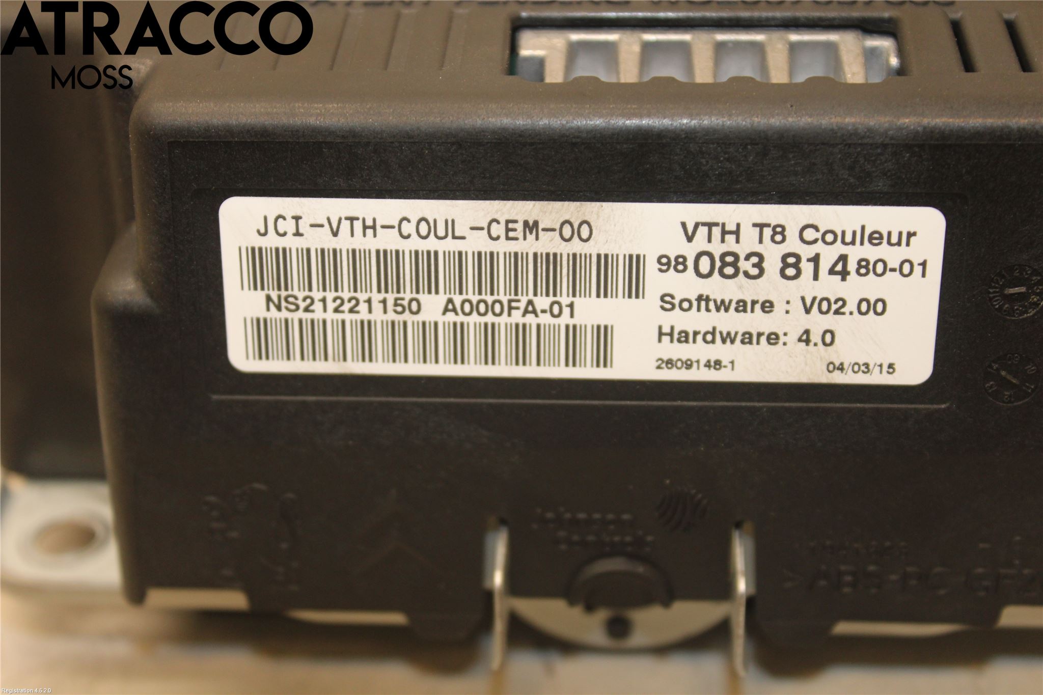 Peugeot 3008 09-16 Multifunktionsdisplay