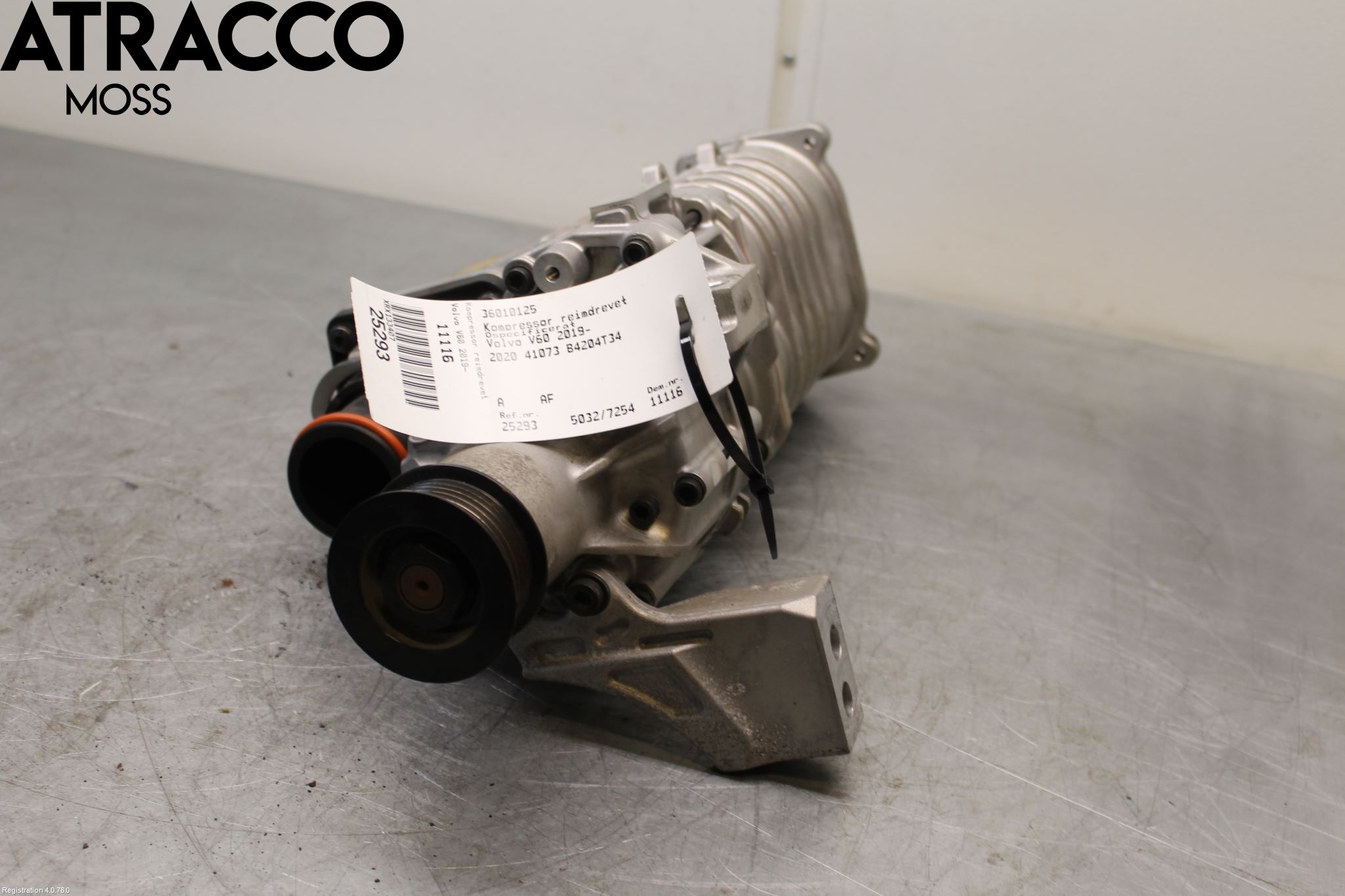 Volvo V60 19- Kompressor Reimdrevet