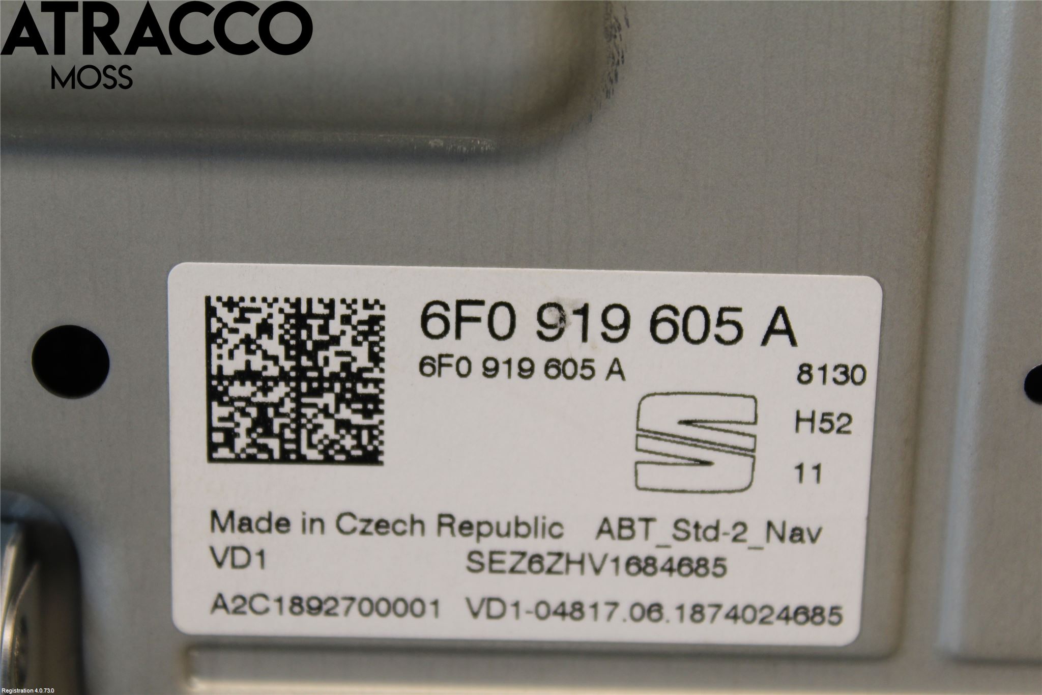 Seat IBIZA V 17-20 Multifunktionsdisplay