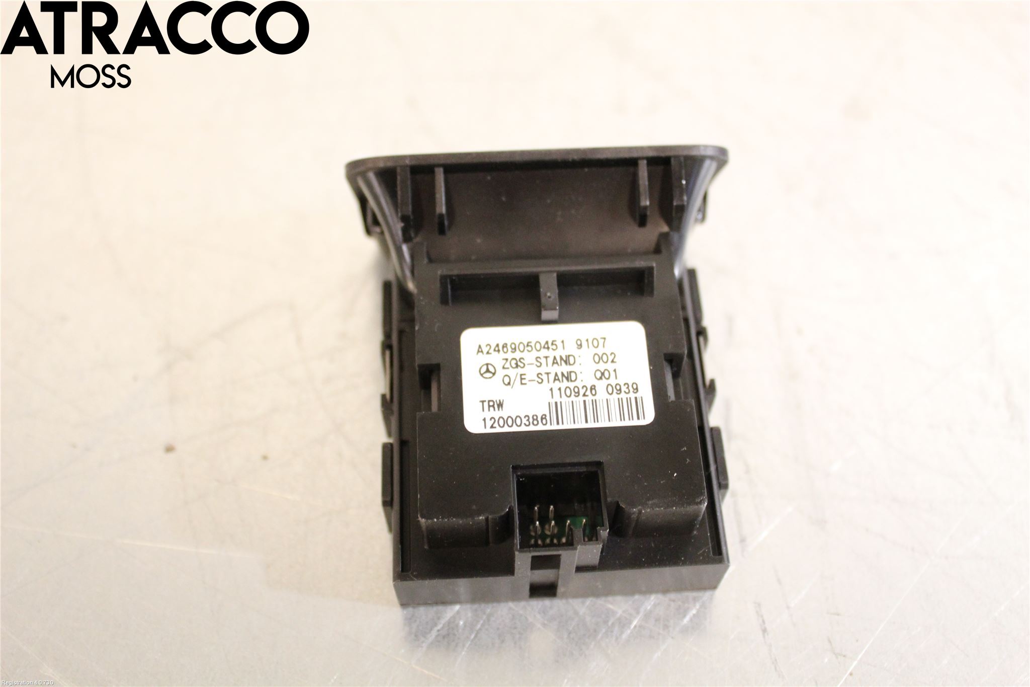 Mercedes-Benz MB B-KLASS (W246/W242) 12-19 Bryter Parkeringsbrems