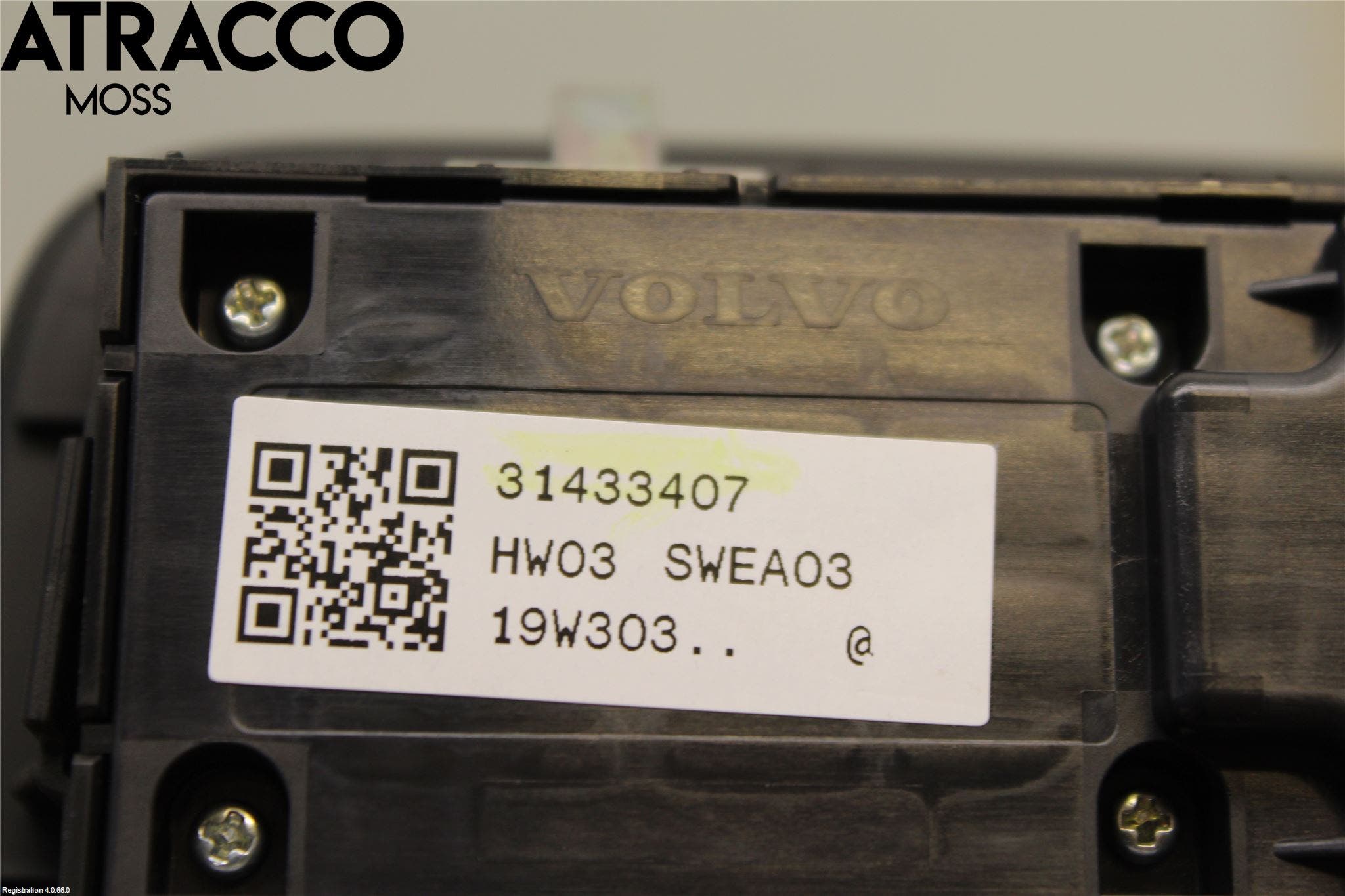 Volvo S60 14-18 Bryter Vindusheis