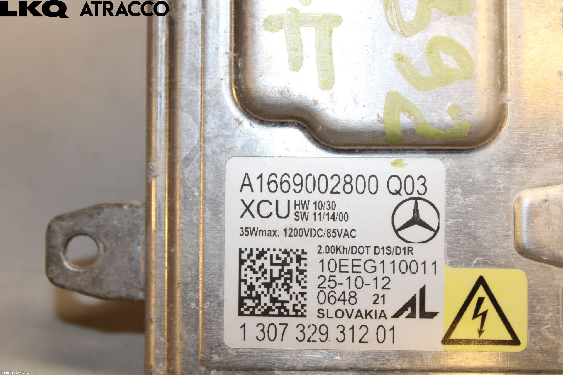 Mercedes-Benz MB B-KLASS (W246/W242) 12-19 Styreenhet Xenon