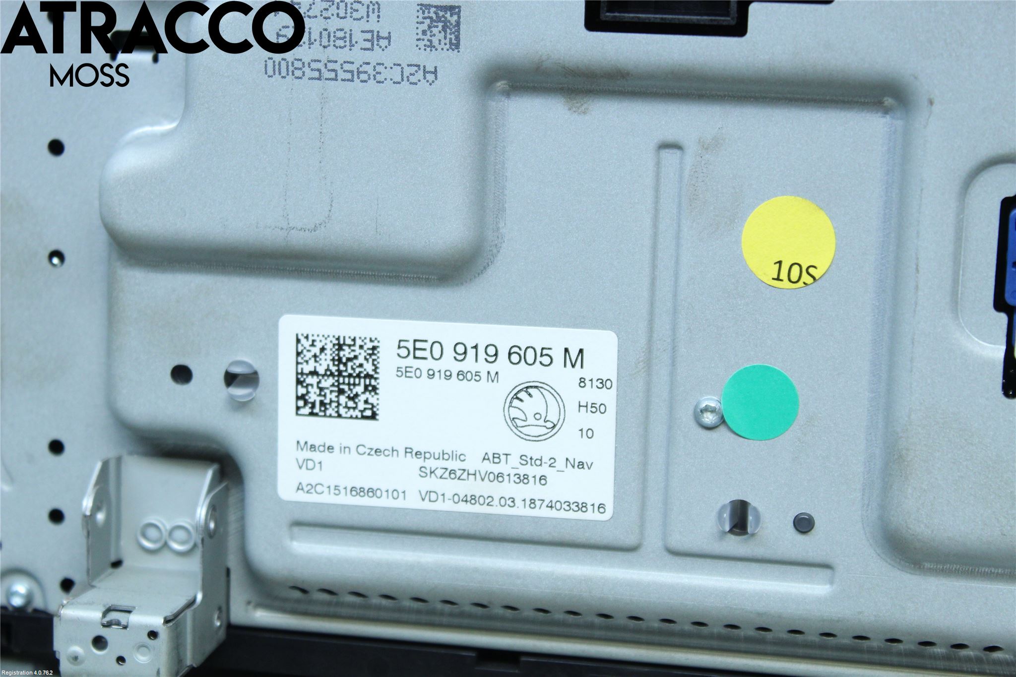 Skoda OCTAVIA (5E) 13-20 Multifunktionsdisplay