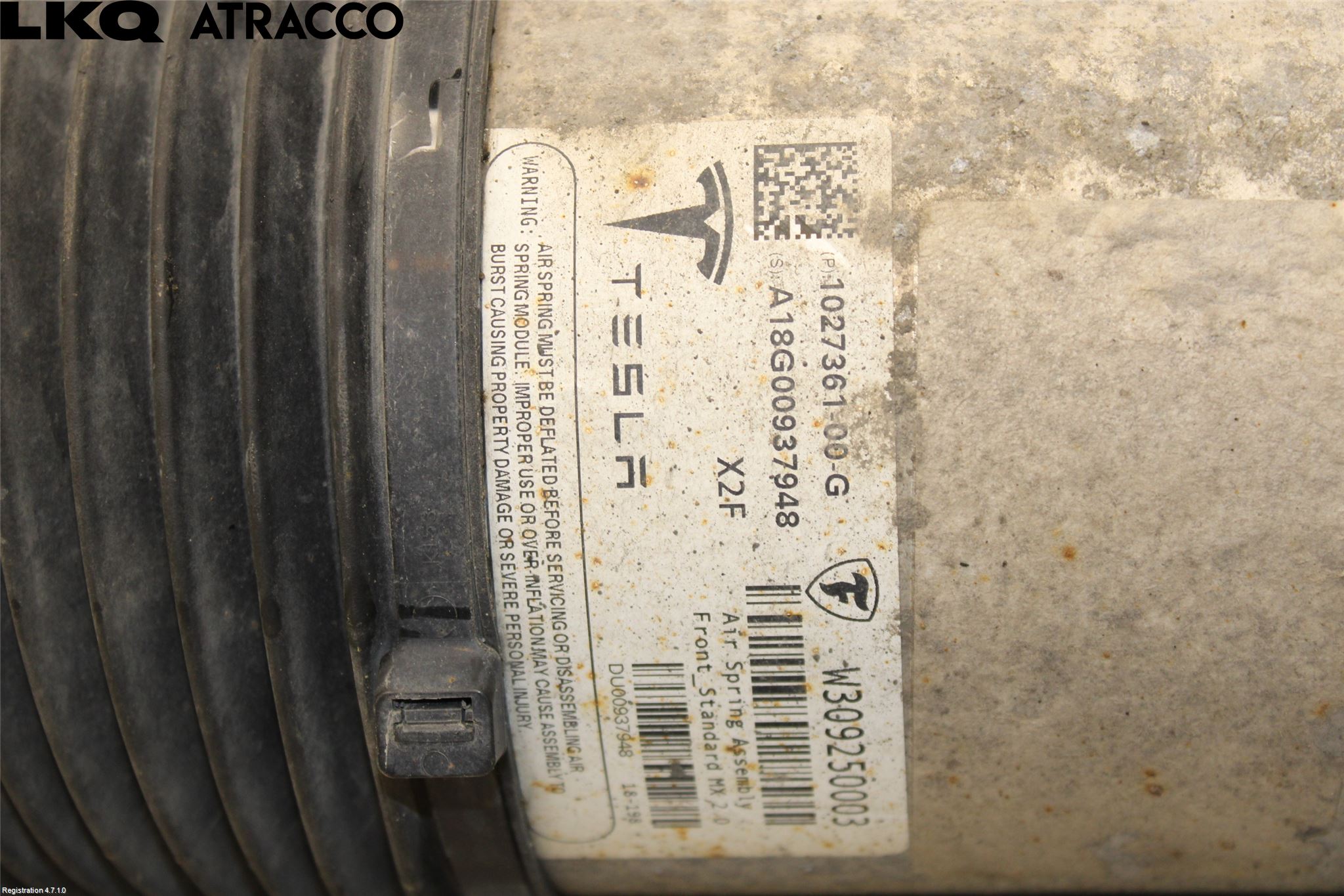 Tesla MODEL X 16- Fjærbein Foran Venstre