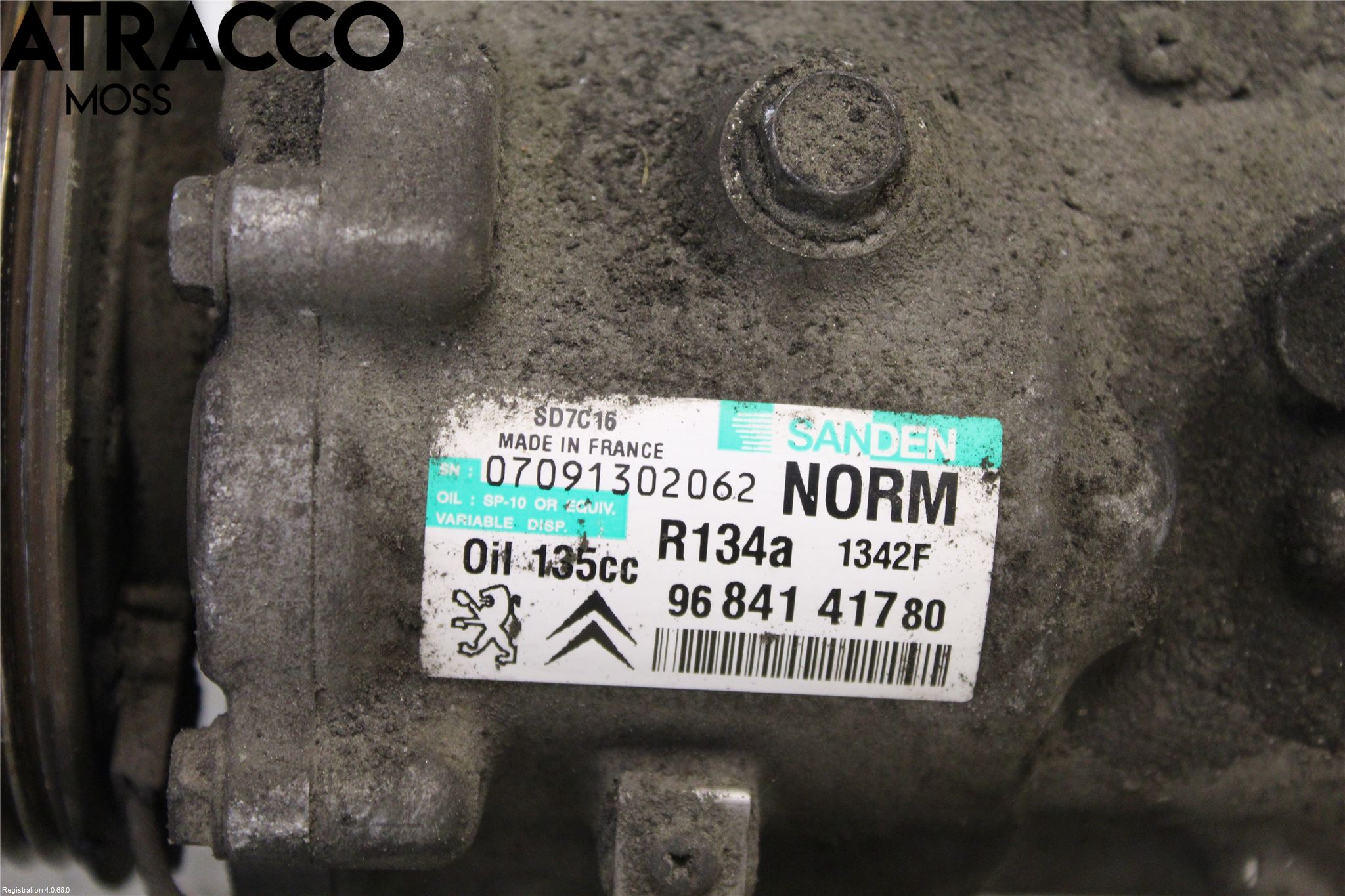 Peugeot 5008 10-16 Varme Ac Kompressor