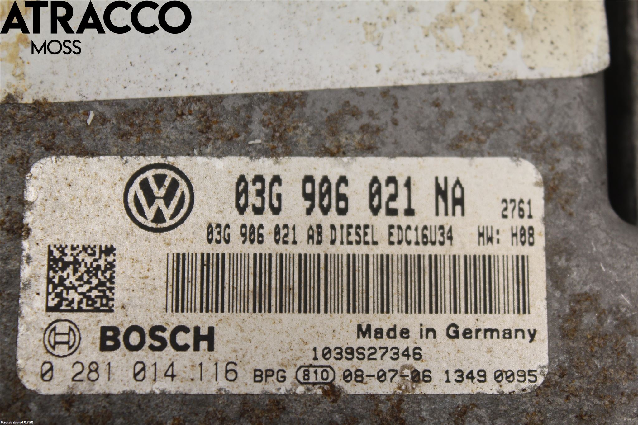 Volkswagen VW GOLF V 04-09 Styreenhet Innsprøytning