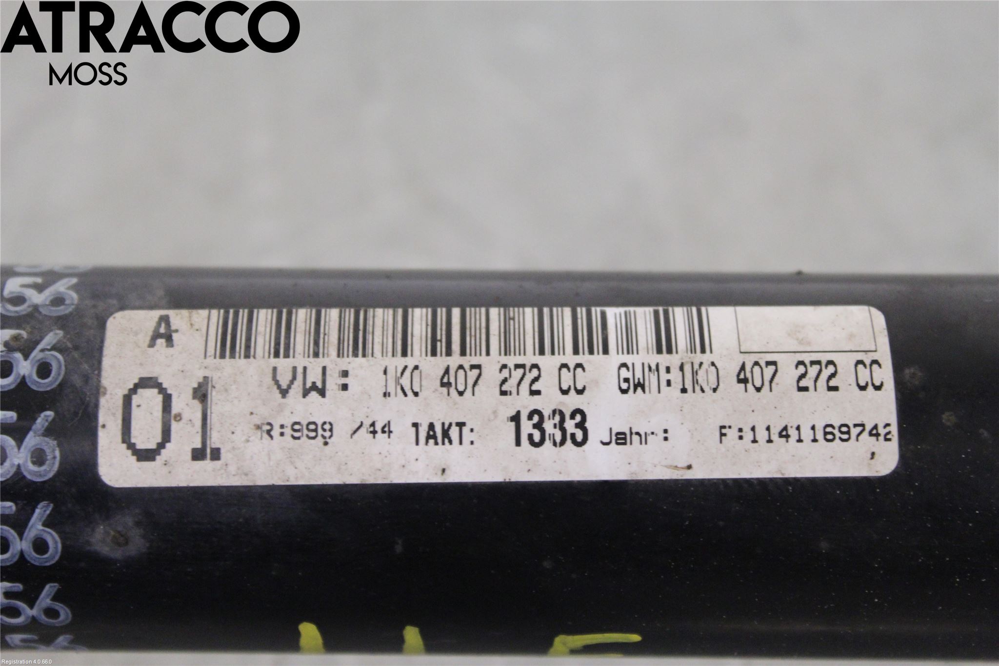 Volkswagen VW GOLF VI 09-13 Drivaksel Foran Kompl Høyre