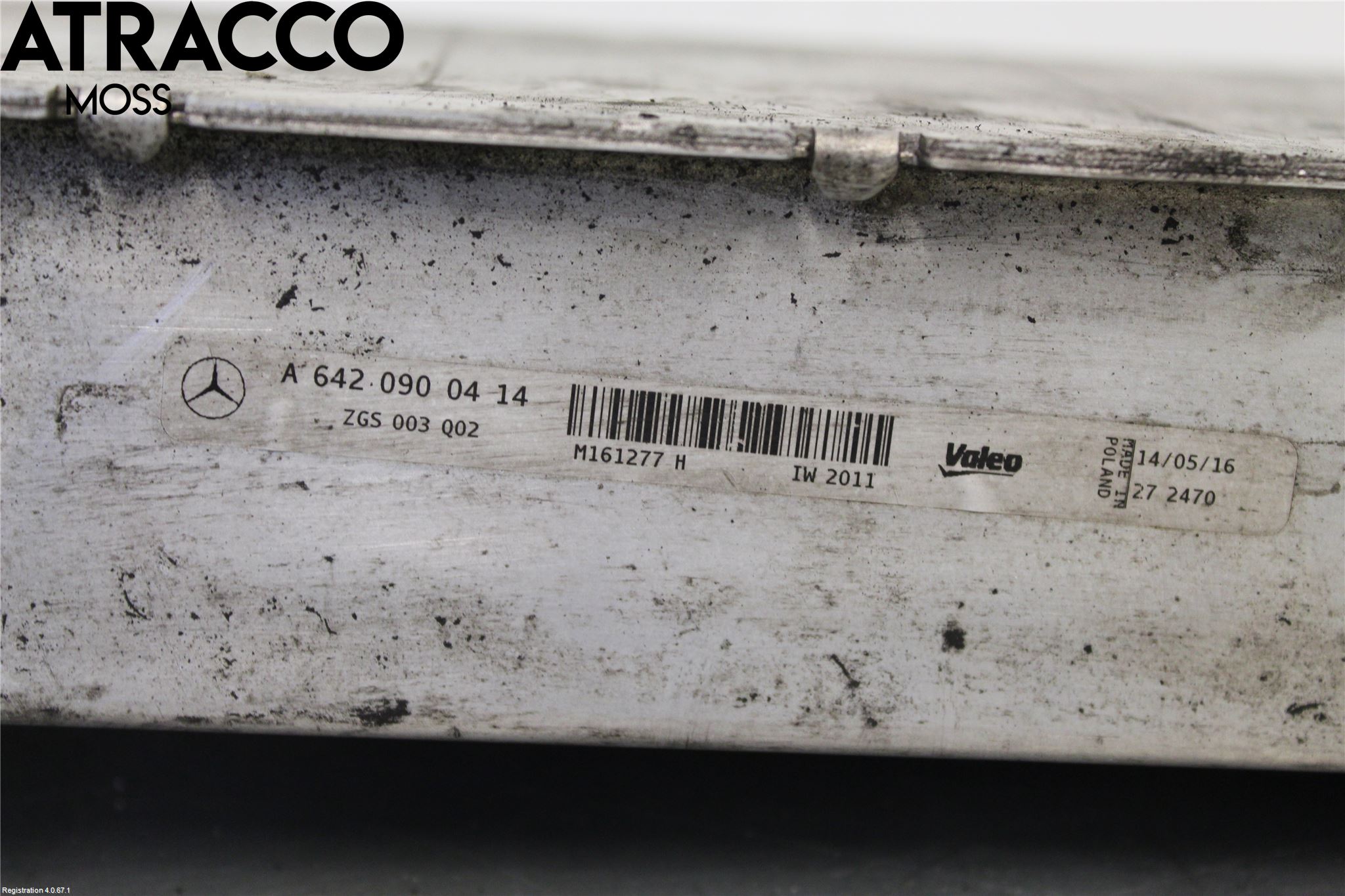 Mercedes-Benz MB S-KLASS (W222) 13-20 Intercooler Radiator