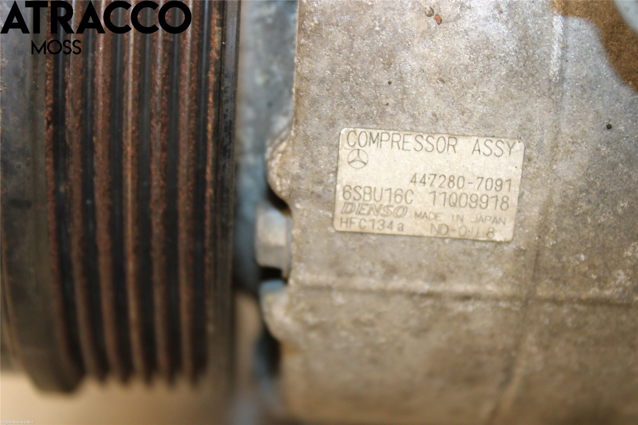 Mercedes-Benz MB C-KLASS (W204) 07-15 Varme Ac Kompressor