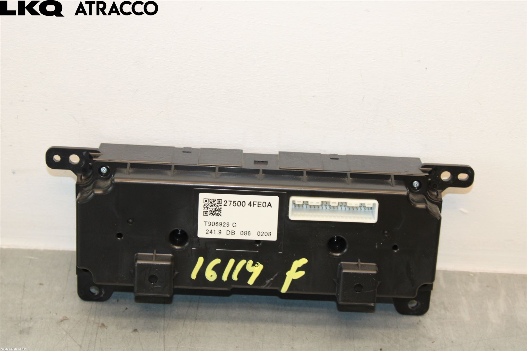 Nissan E-NV200/EVALIA Varme Ac Betjening-Display