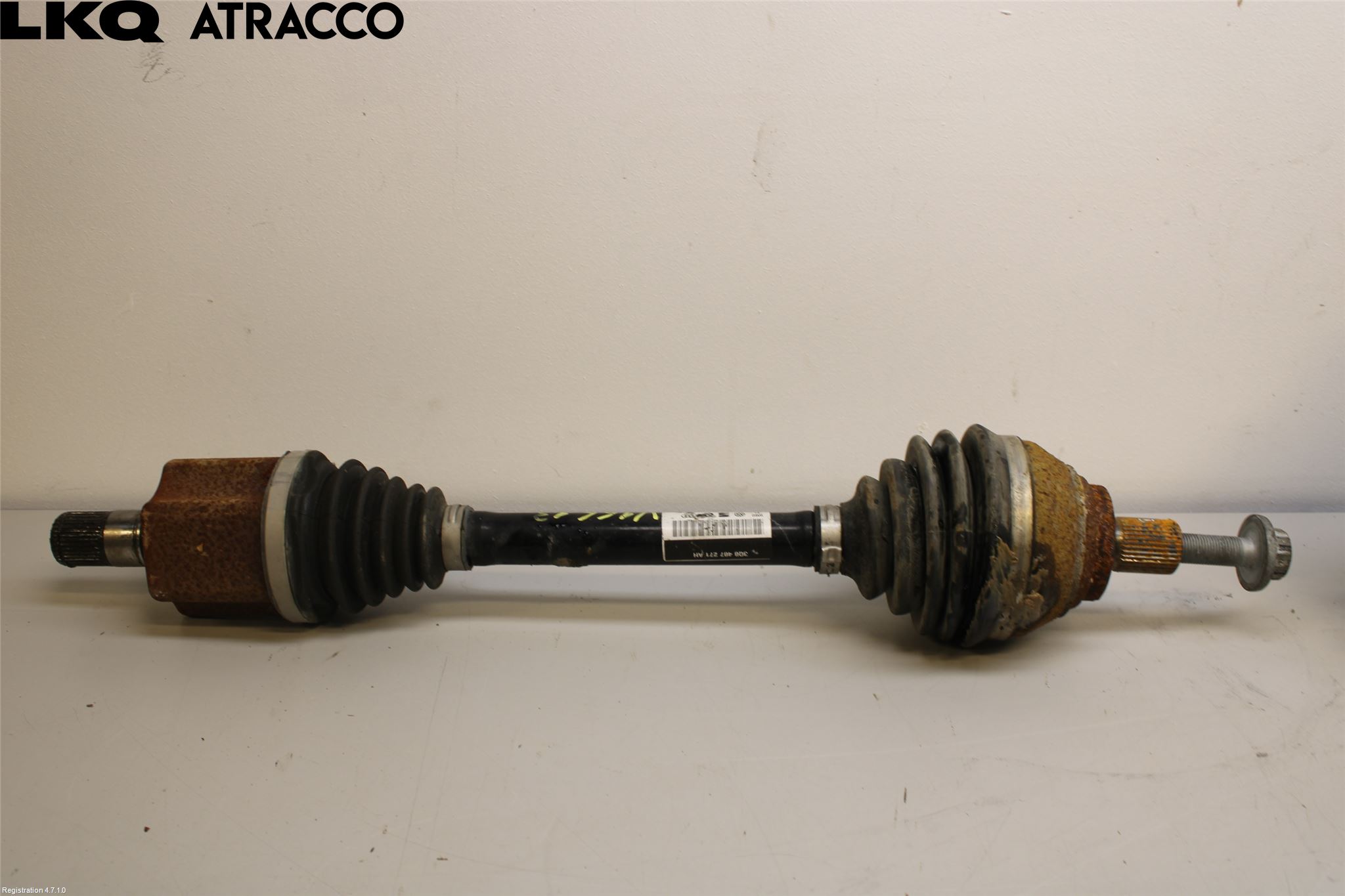 Volkswagen VW TIGUAN 16-24 Drivaksel Foran Kompl Venstre