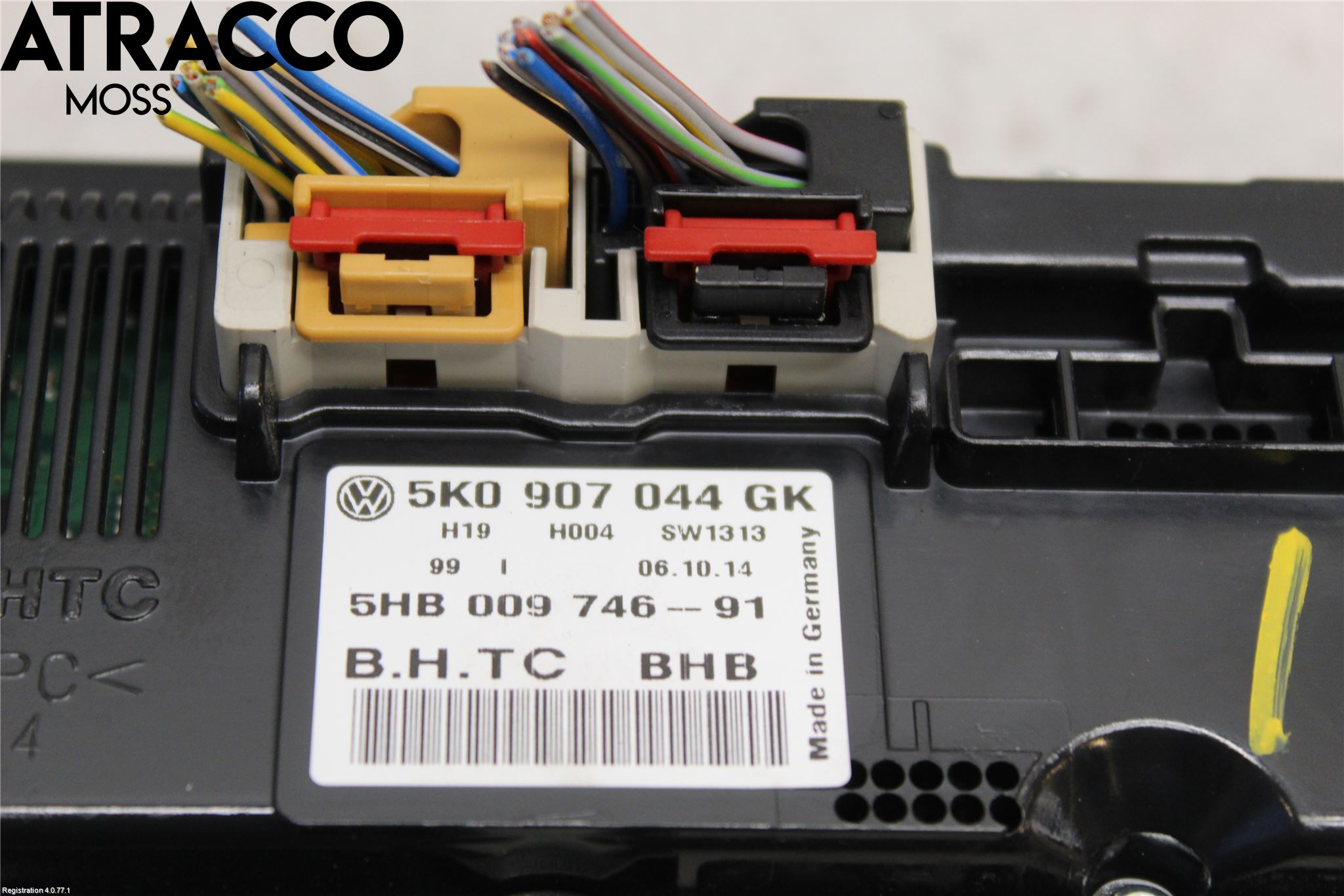 Volkswagen VW CADDY 11-15 Varme Ac Betjening-Display