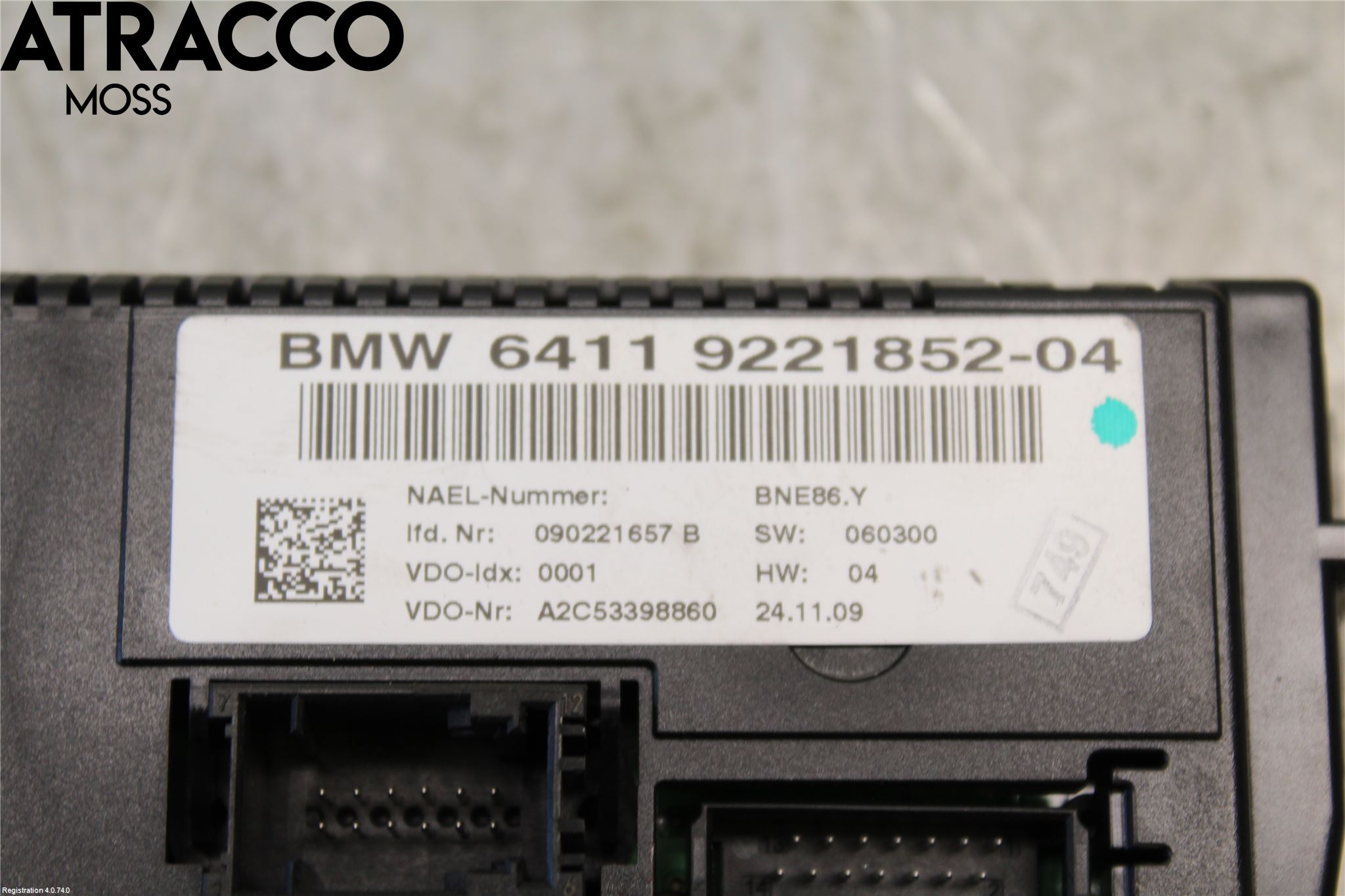 BMW 1 E87/81 5D/3D 03-11 Varme Ac Betjening-Display