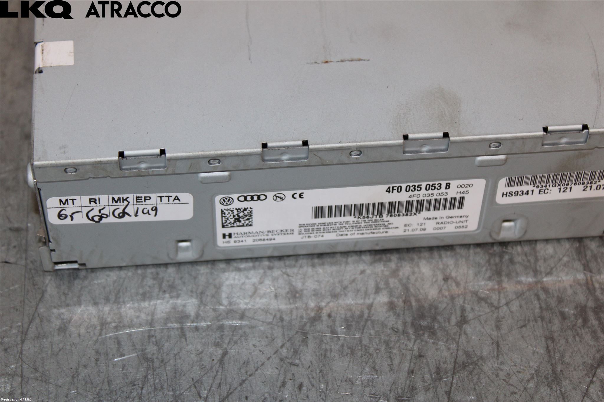 Audi A6/S6     05-11 Stereo Radio